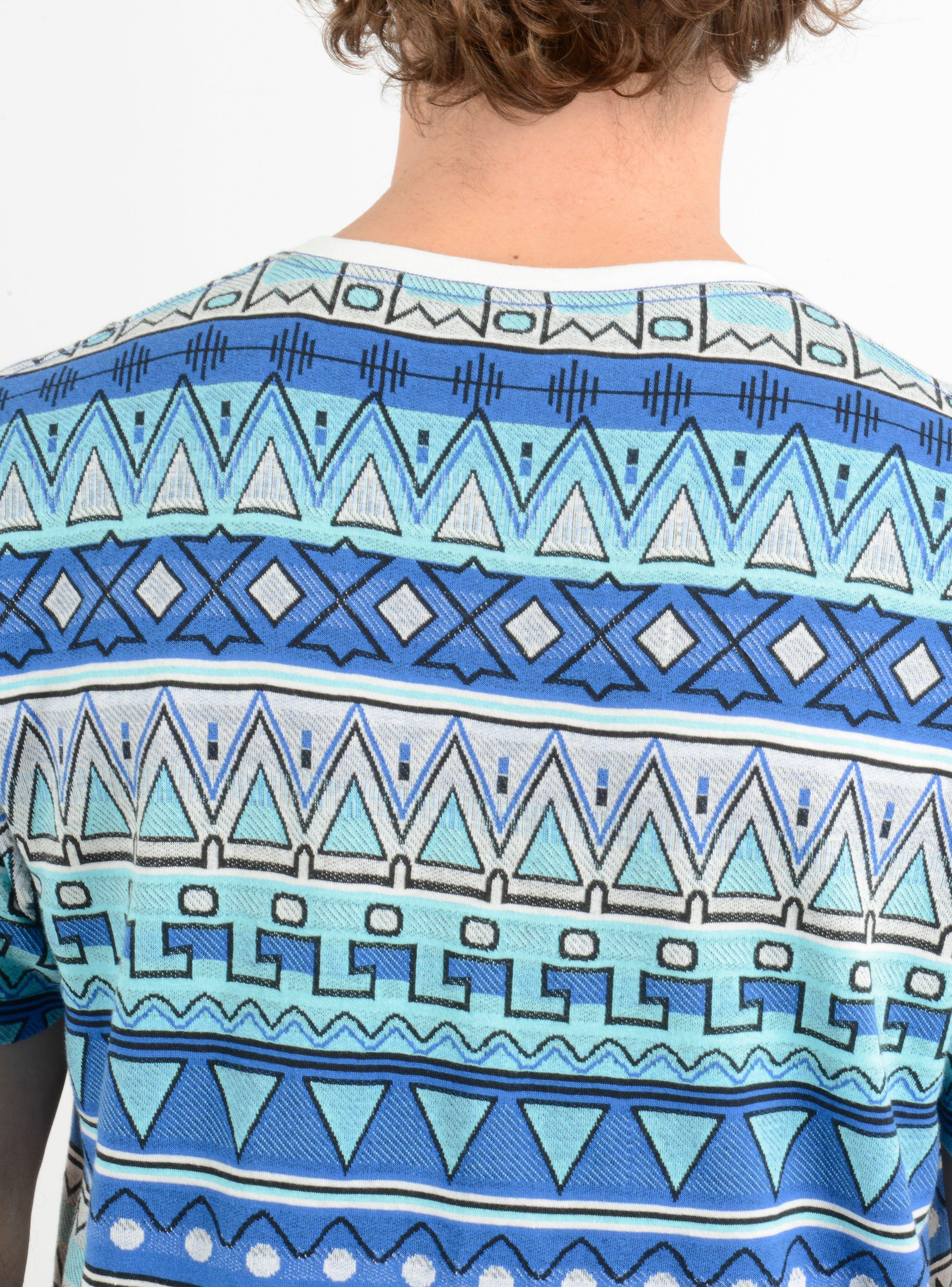 POLERA MANGA CORTA KA STRIPE  AZUL-5