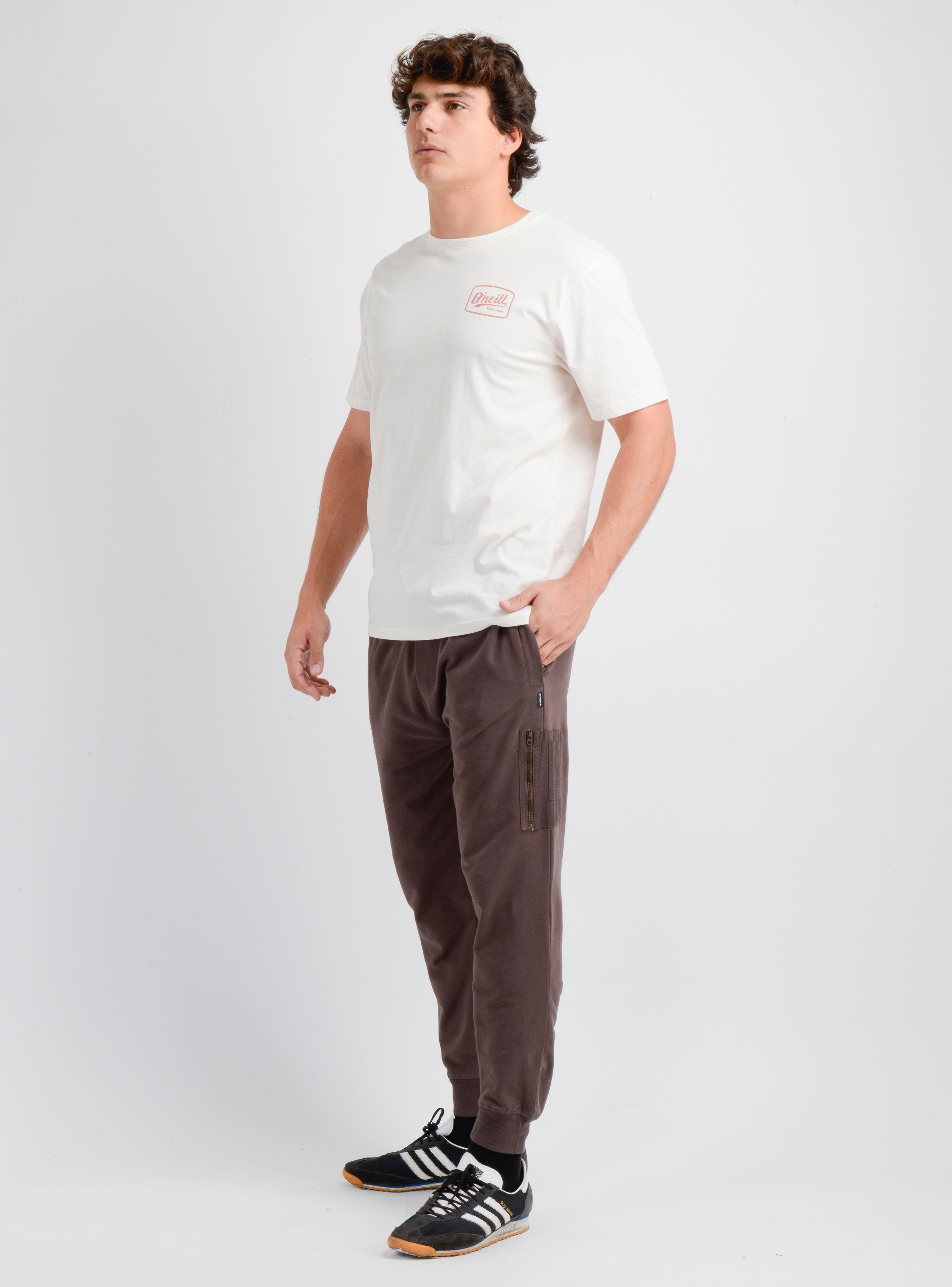 PANTALON BUZO TRANSFER  CAFÉ-2