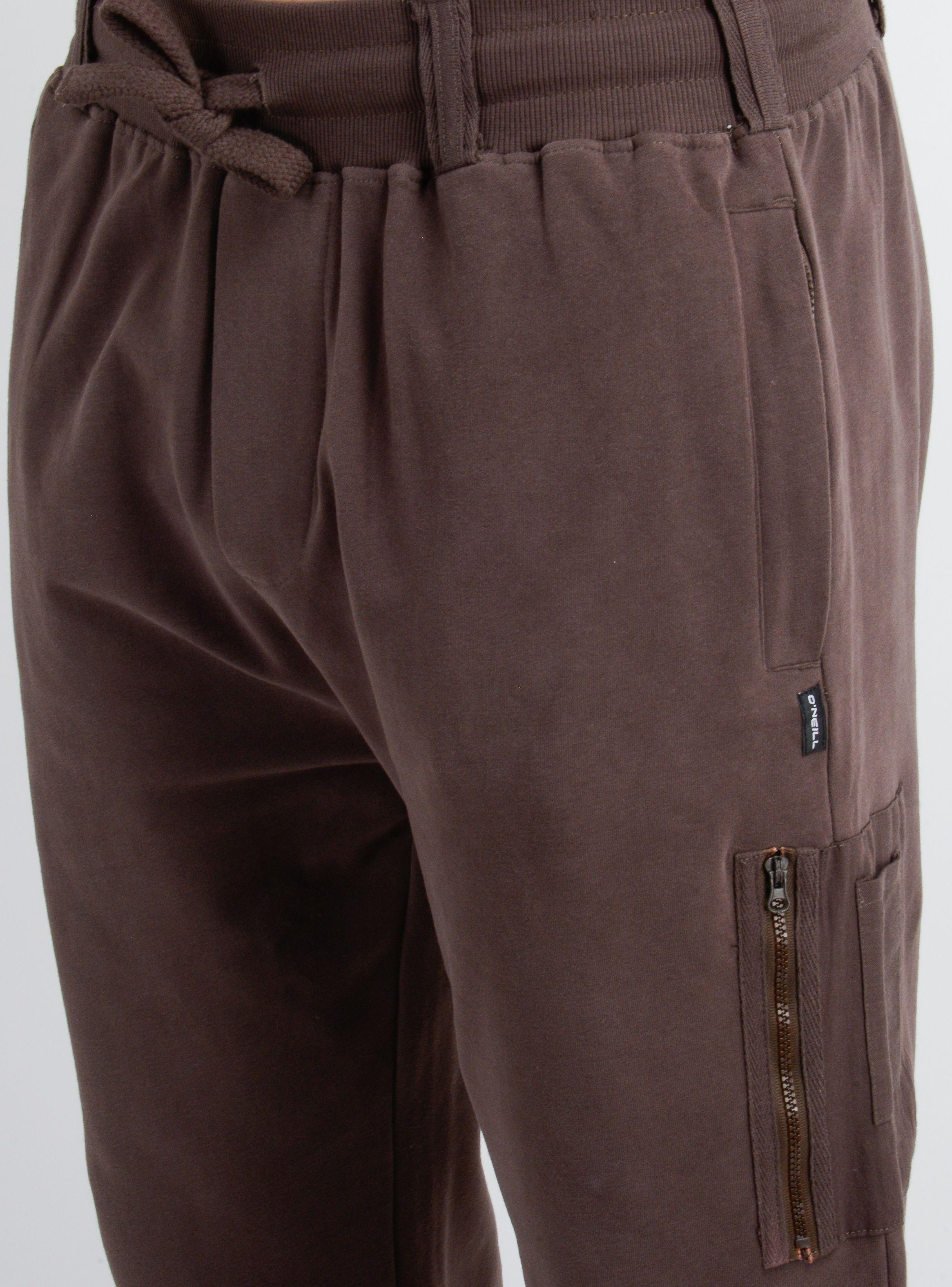 PANTALON BUZO TRANSFER  CAFÉ-4