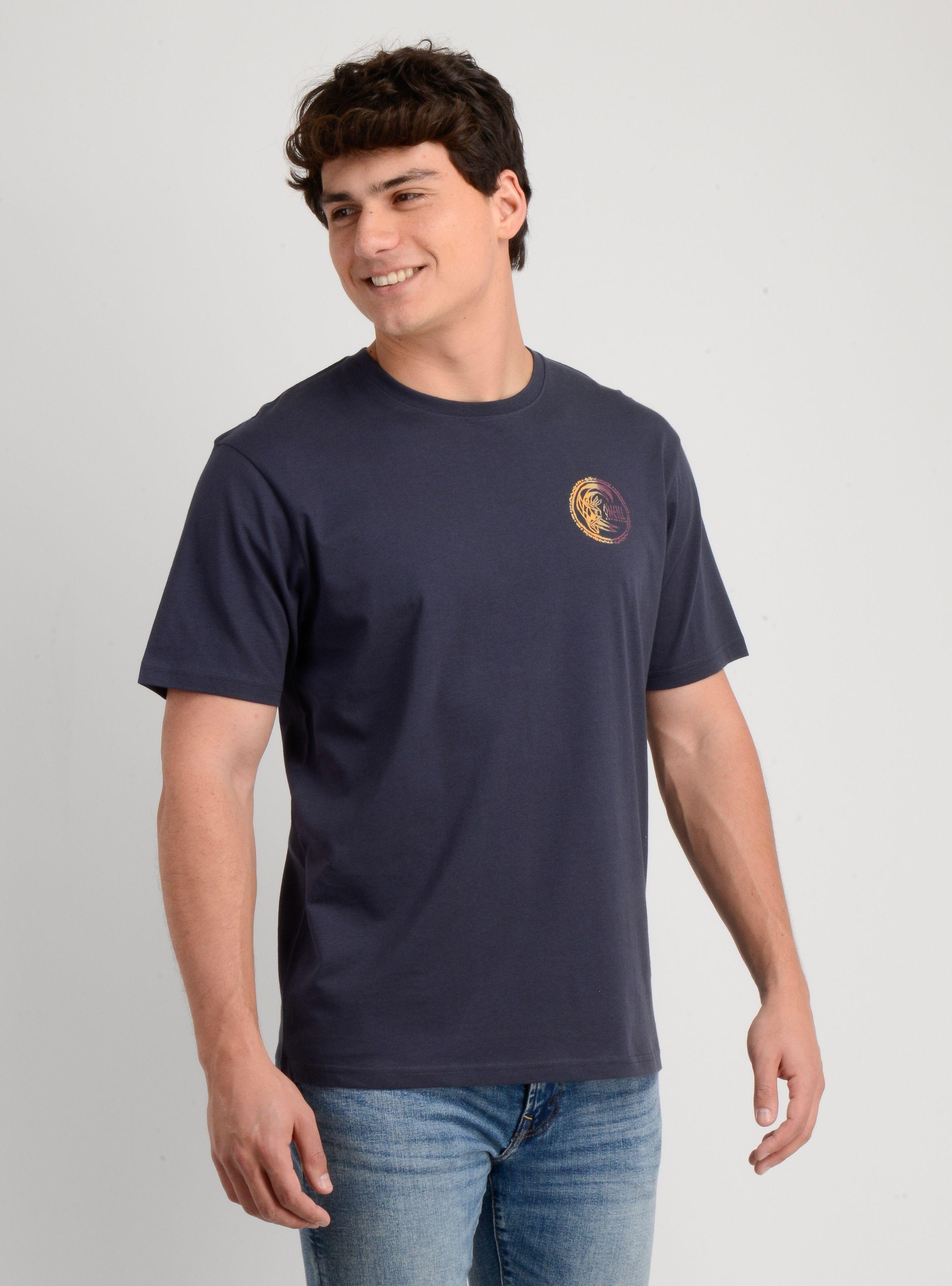 POLERA MANGA CORTA ARTIFACT AZUL OSCURO-3