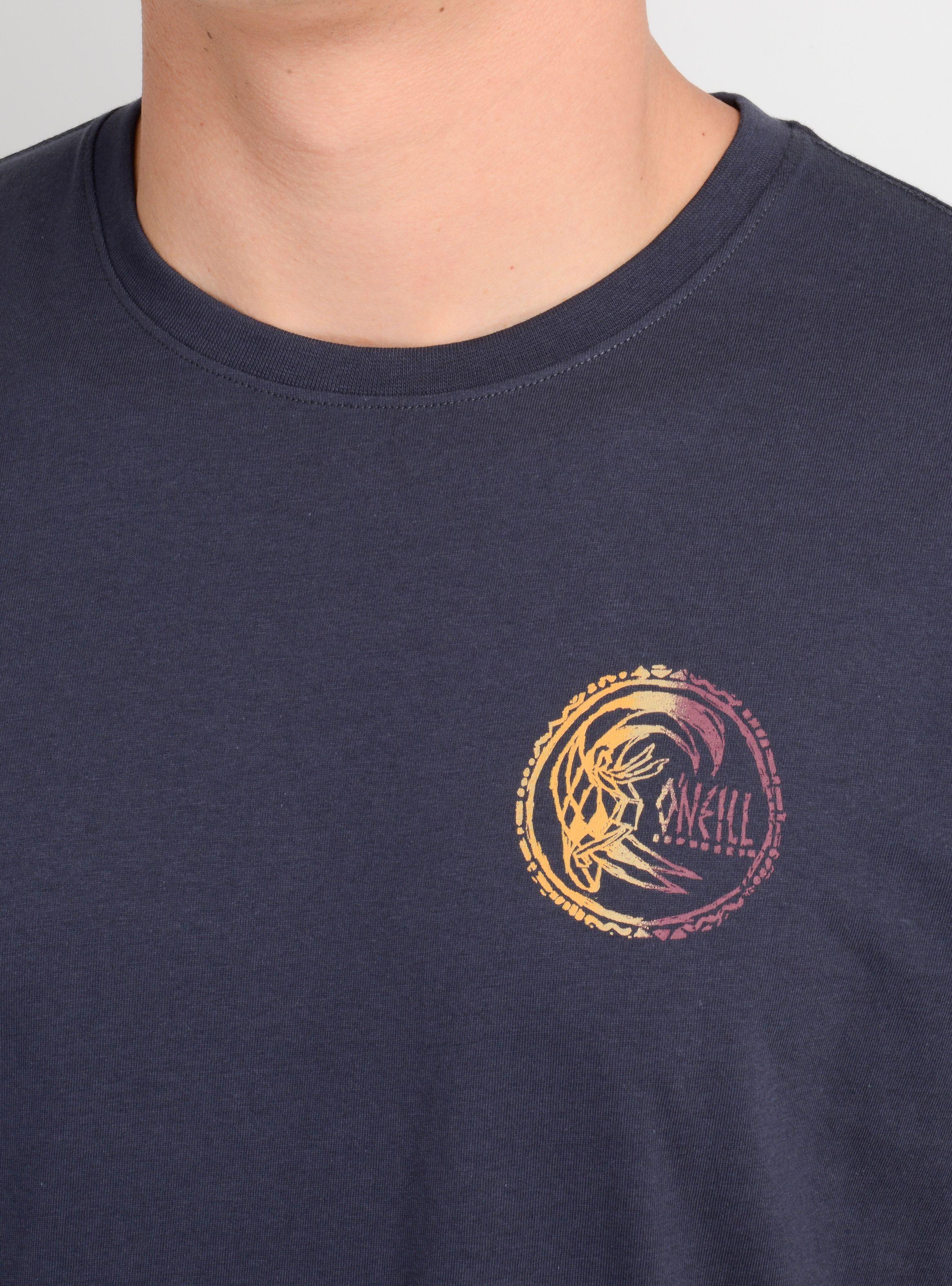 POLERA MANGA CORTA ARTIFACT AZUL OSCURO-4