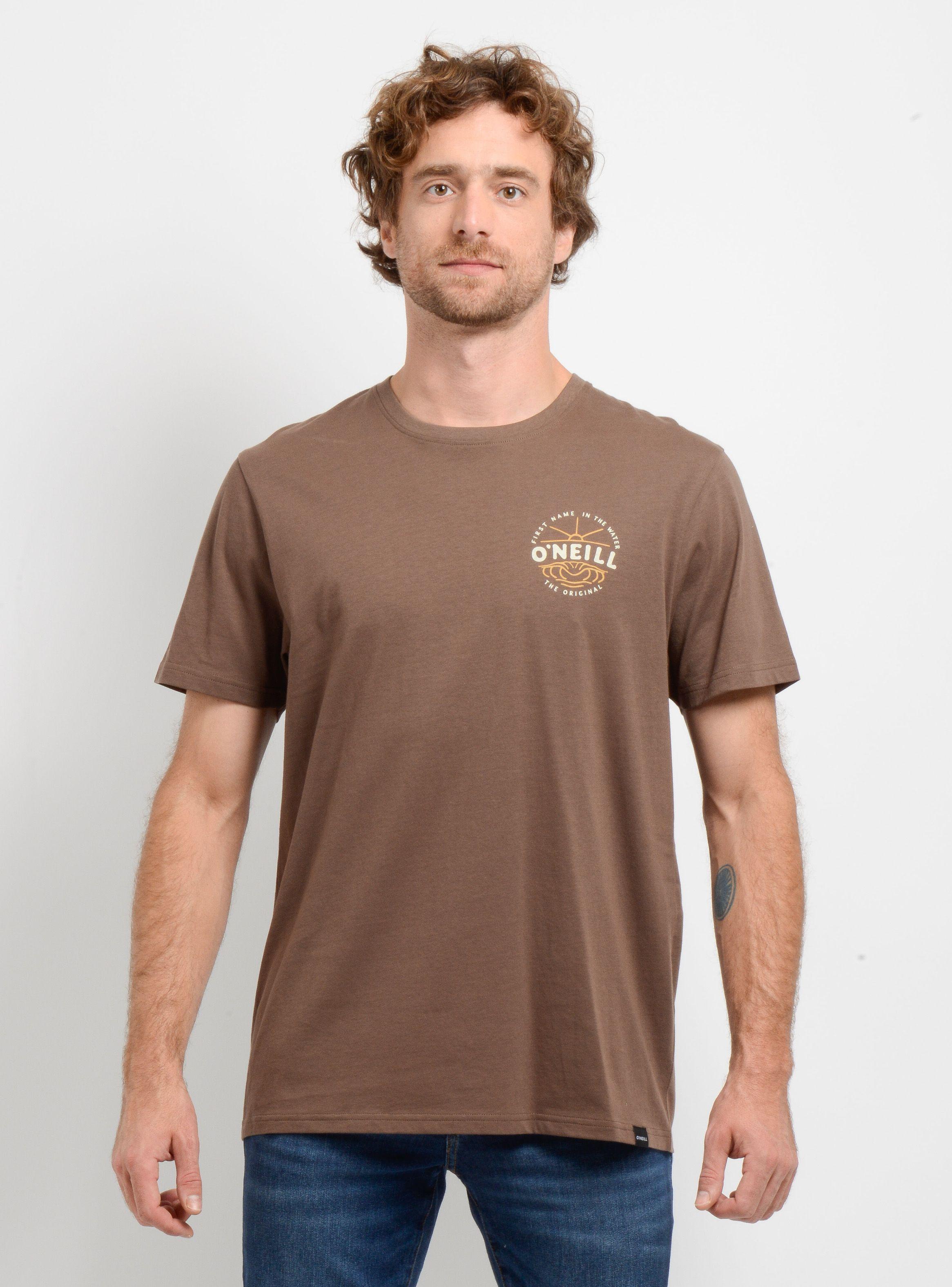 POLERA MANGA CORTA EMBOSSED CAFÉ-0
