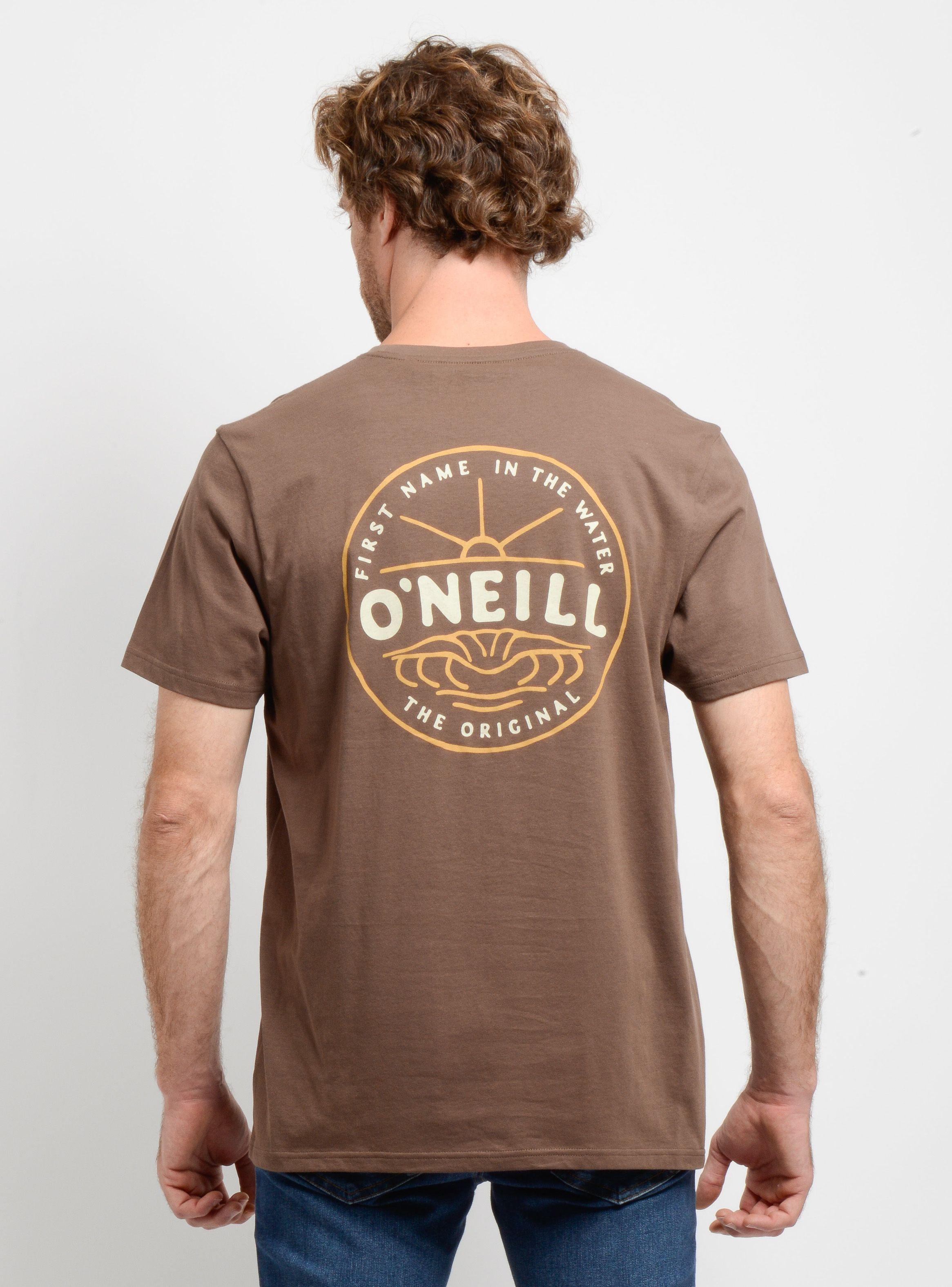 POLERA MANGA CORTA EMBOSSED CAFÉ-1