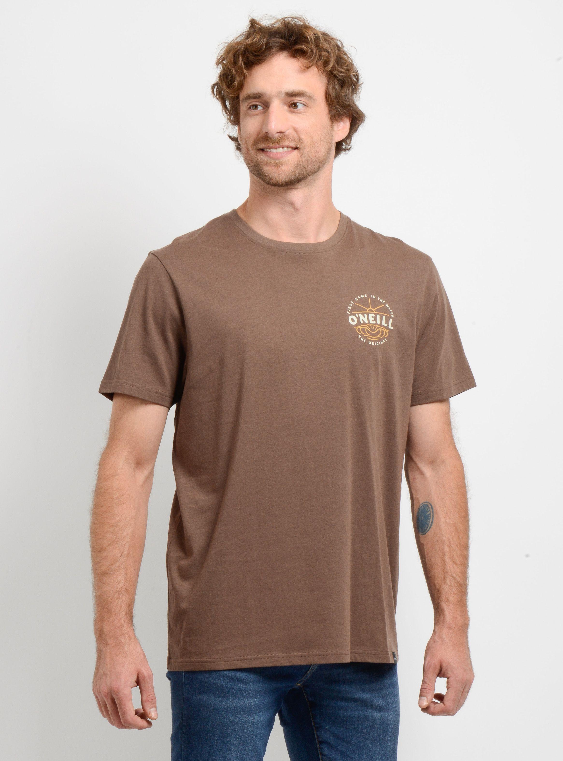 POLERA MANGA CORTA EMBOSSED CAFÉ-3