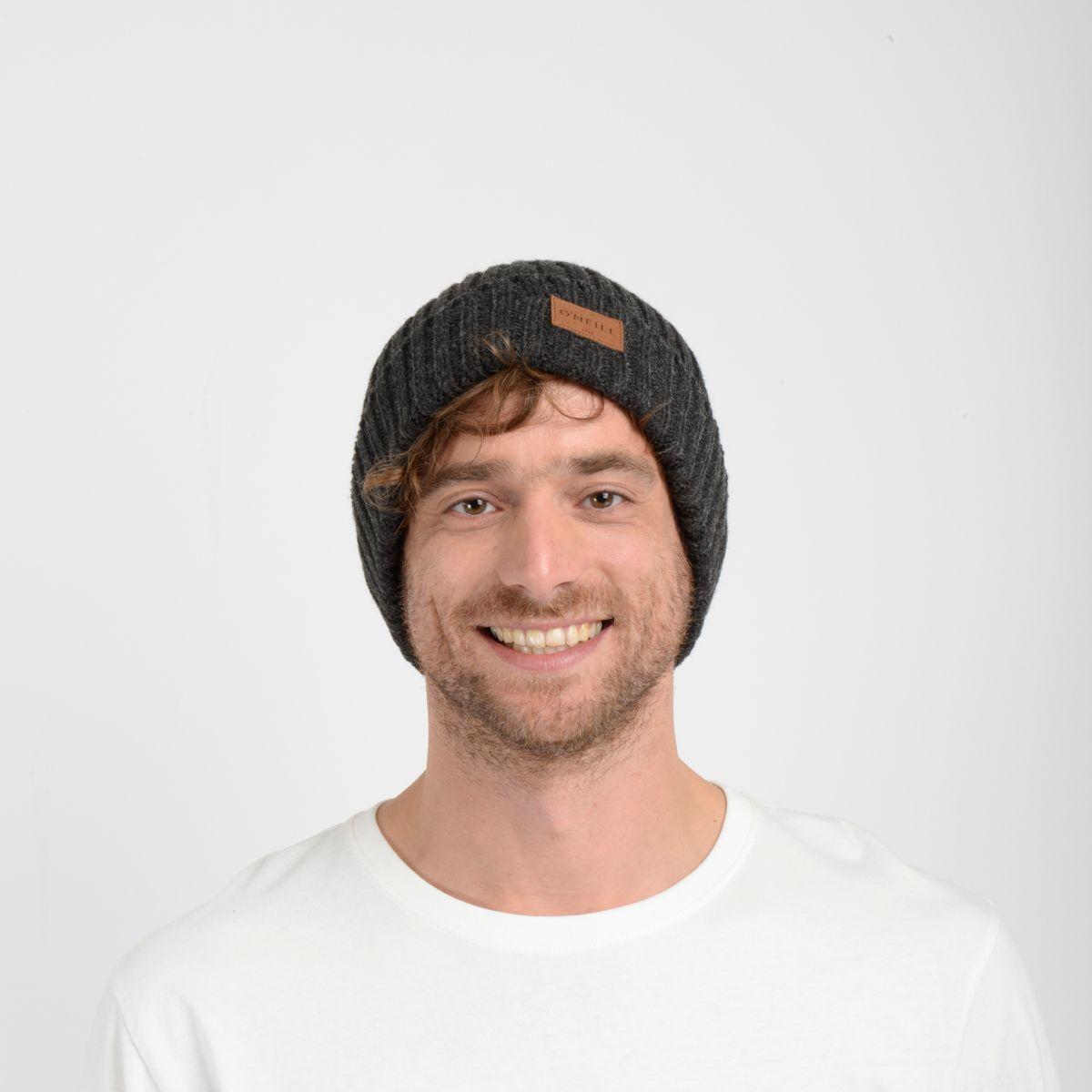 BEANIES BAVARO BEANIE GRIS OSCURO-0