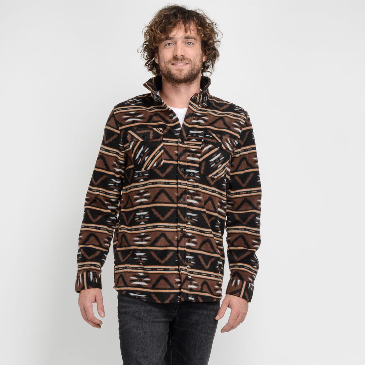 CAMISA MANGA LARGA - I23HO023004 CAFÉ-0