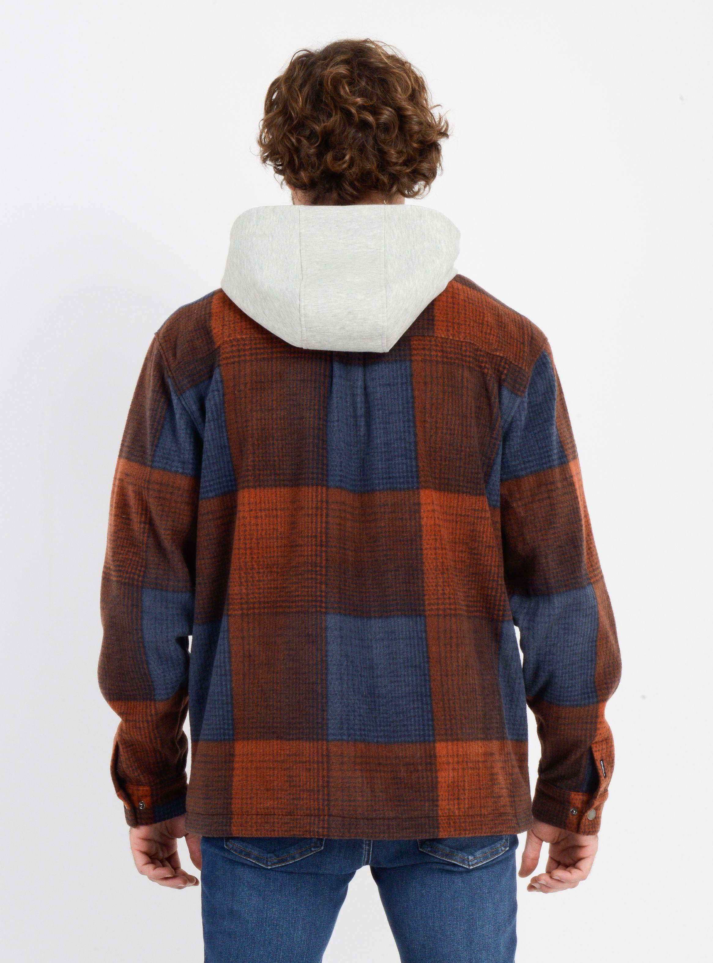 CAMISA POLAR CLAYTON HOOD AZUL-1