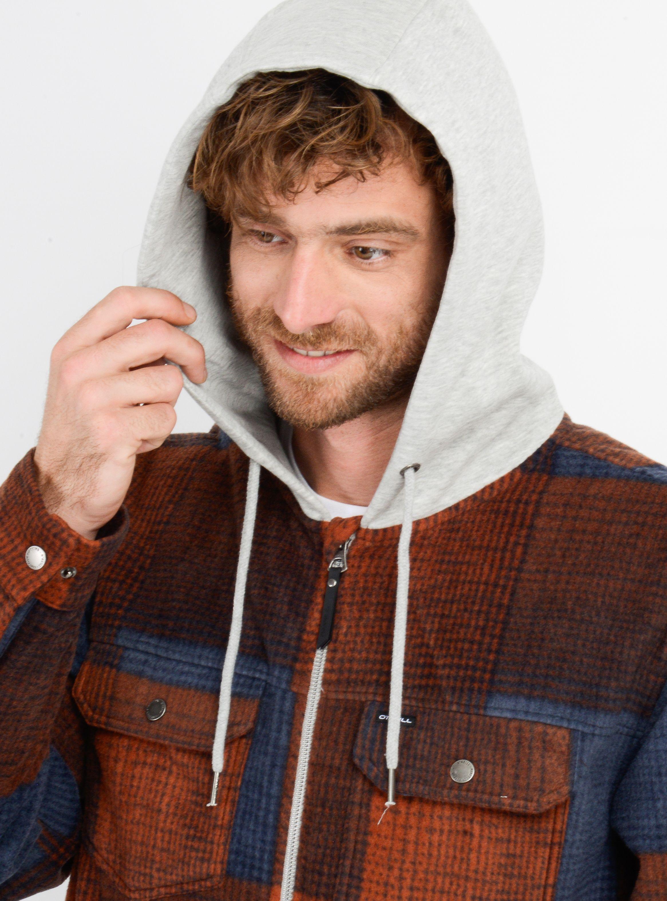 CAMISA POLAR CLAYTON HOOD AZUL-5