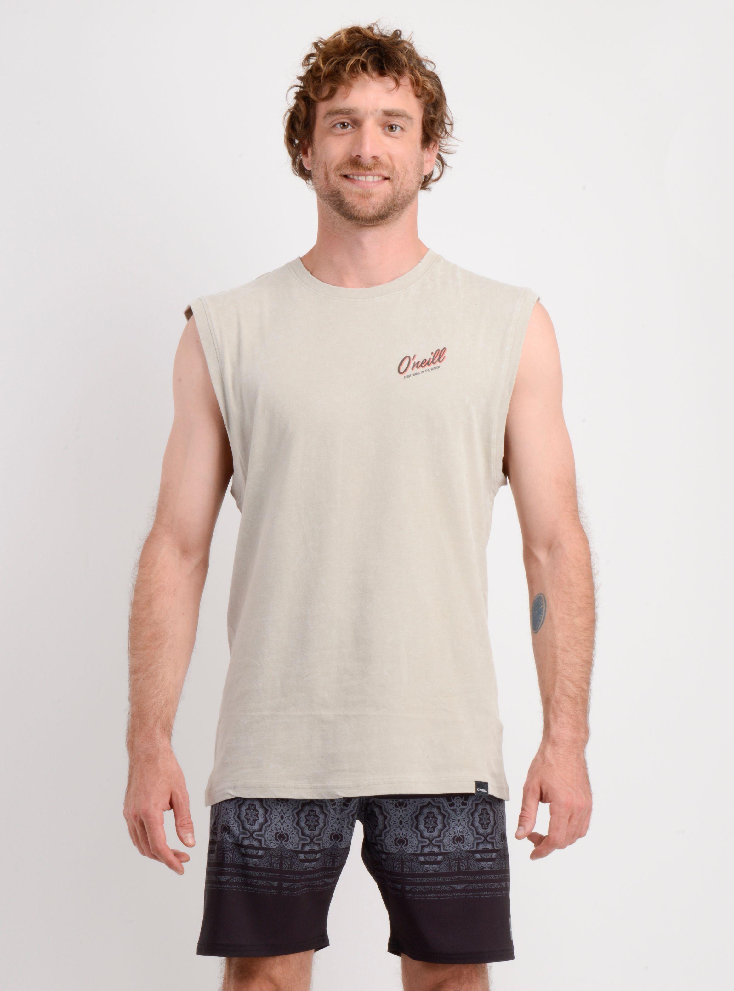 POLERA SIN MANGAS ENDLESS BEIGE-0