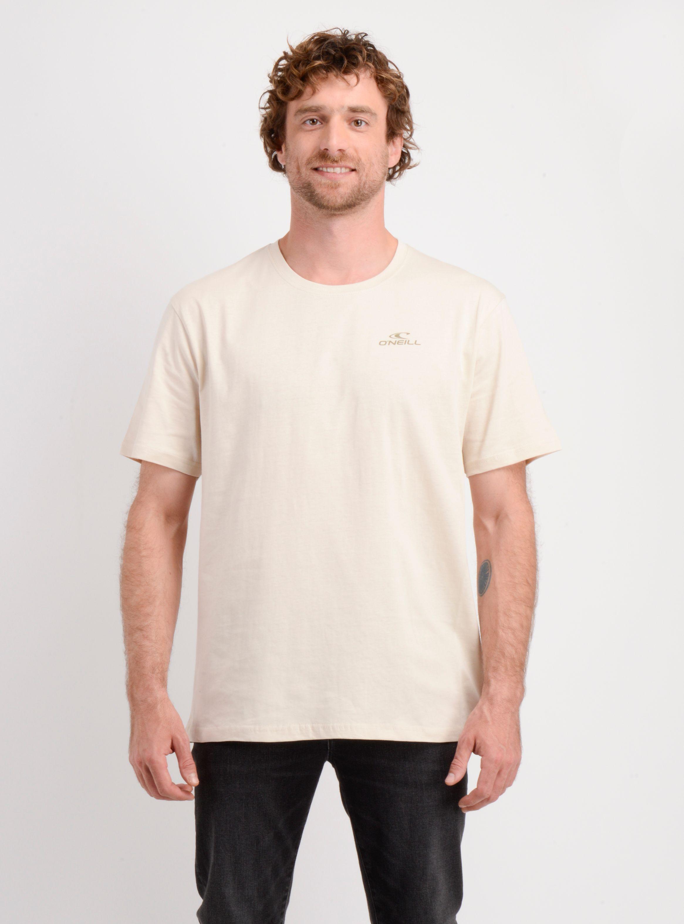 POLERA MANGA CORTA BLENDED BEIGE CLARO-0