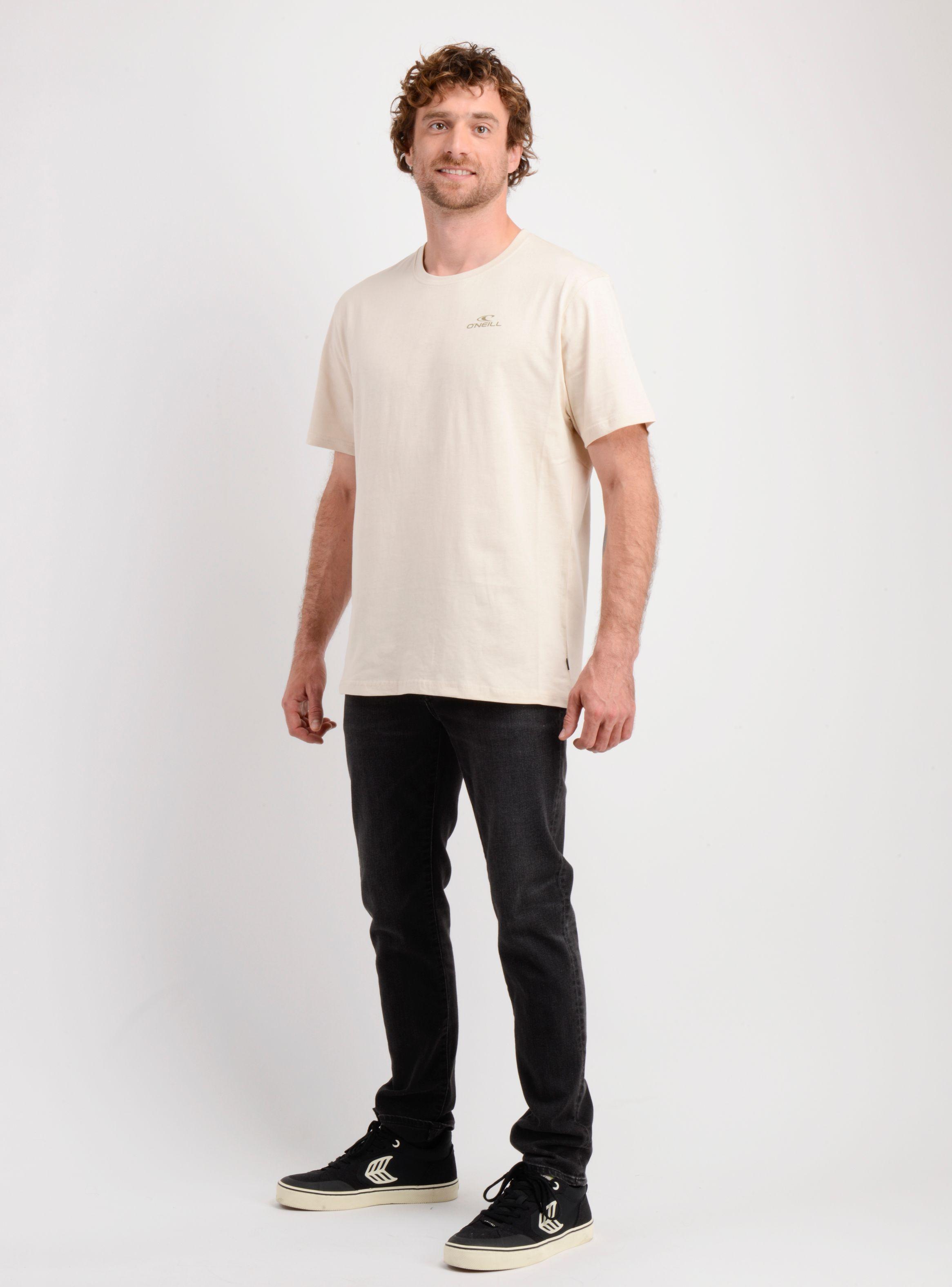 POLERA MANGA CORTA BLENDED BEIGE CLARO-2