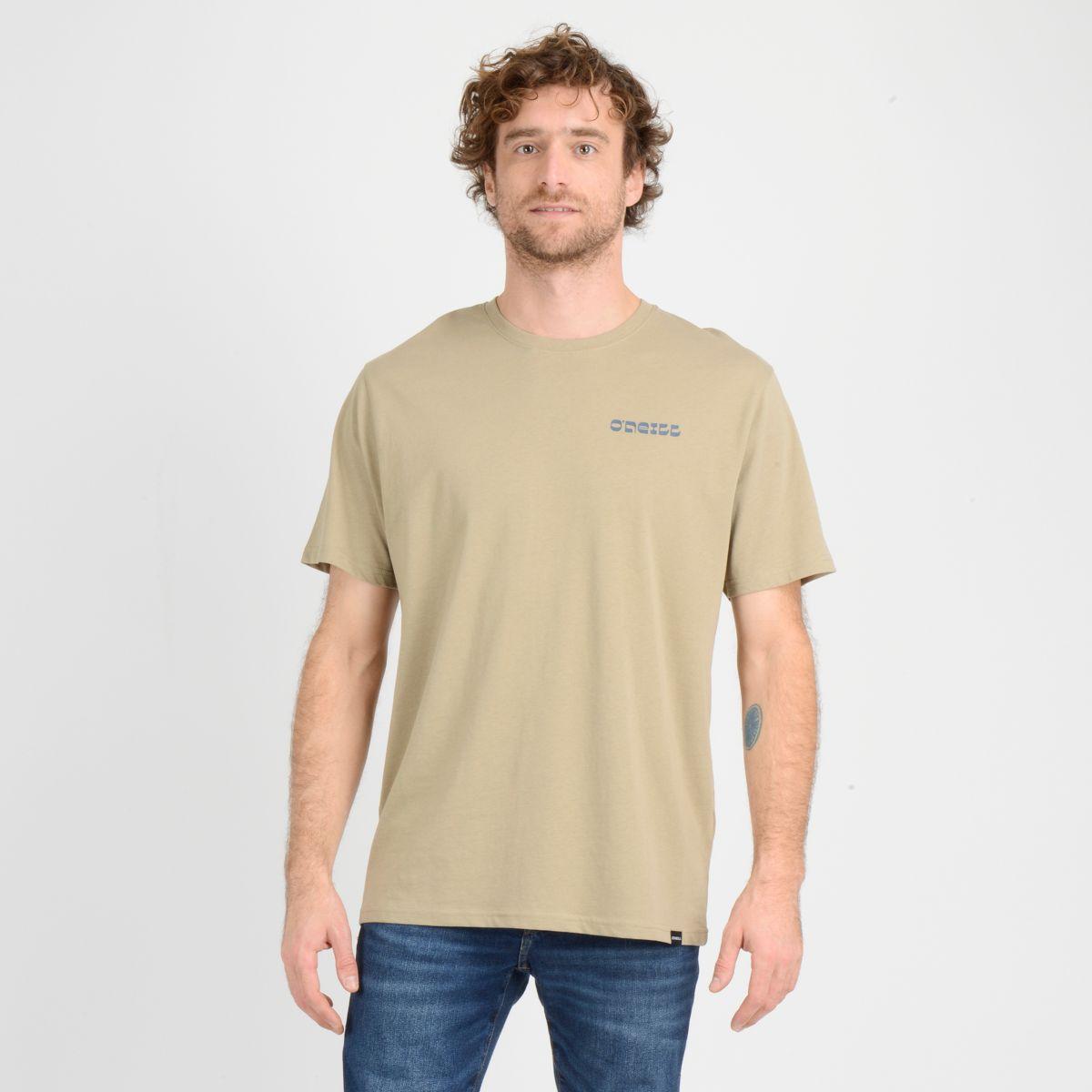 POLERA MANGA CORTA OUTSIDE LINE  BEIGE-0