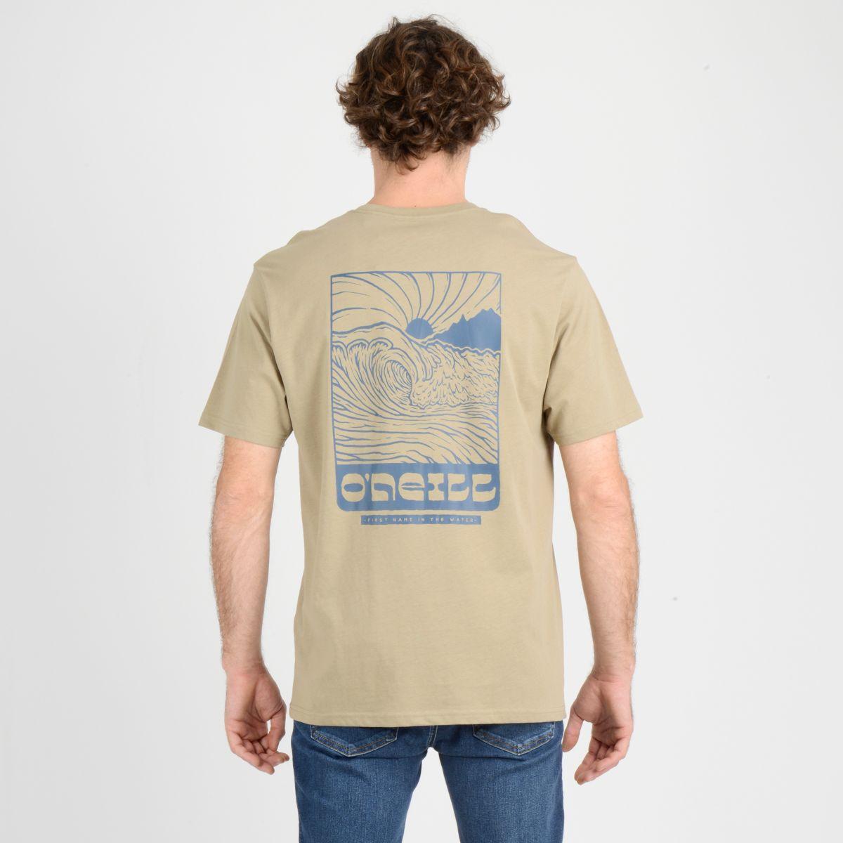 POLERA MANGA CORTA OUTSIDE LINE  BEIGE-2