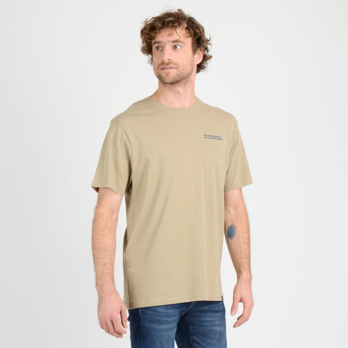 POLERA MANGA CORTA OUTSIDE LINE  BEIGE-3