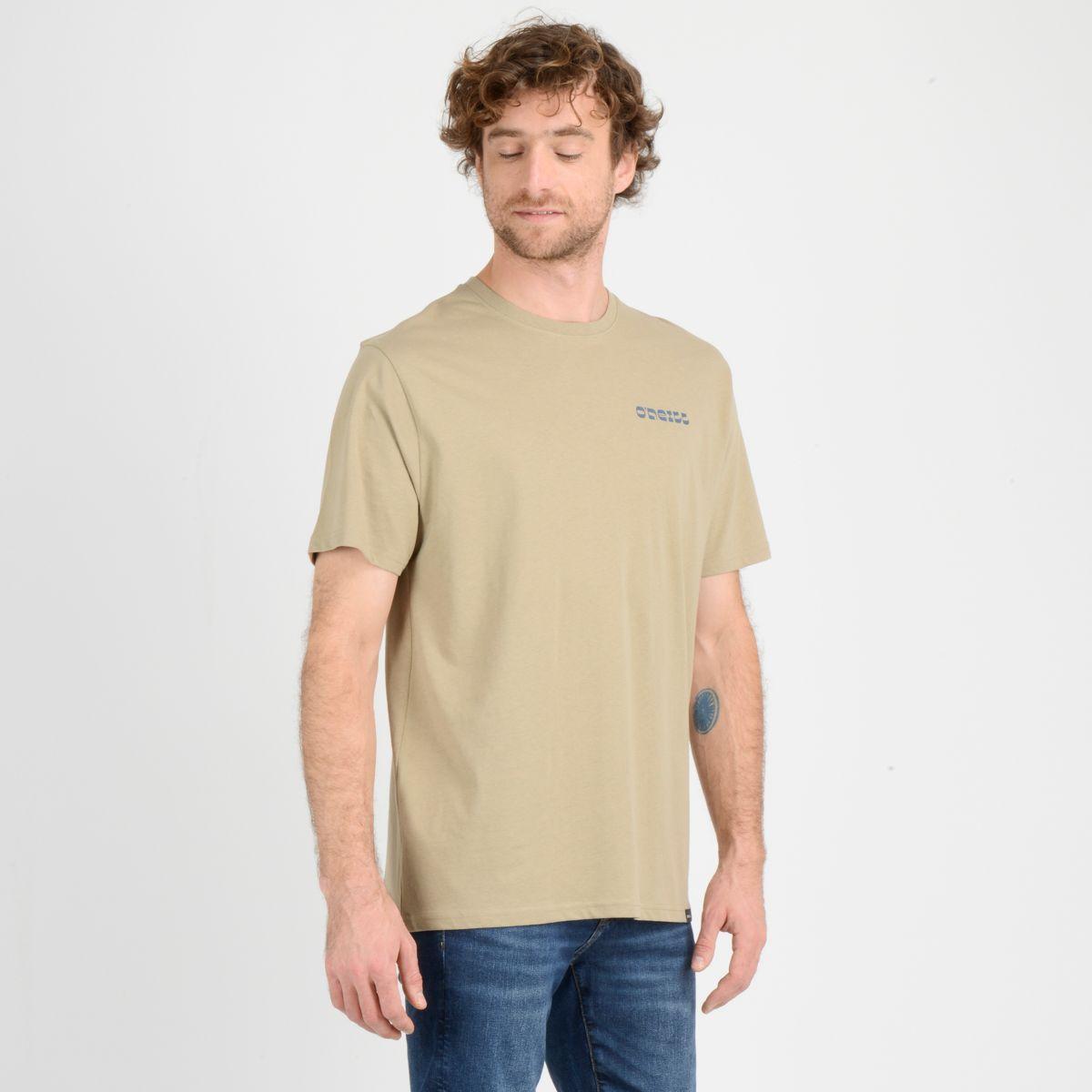 POLERA MANGA CORTA OUTSIDE LINE  BEIGE-4