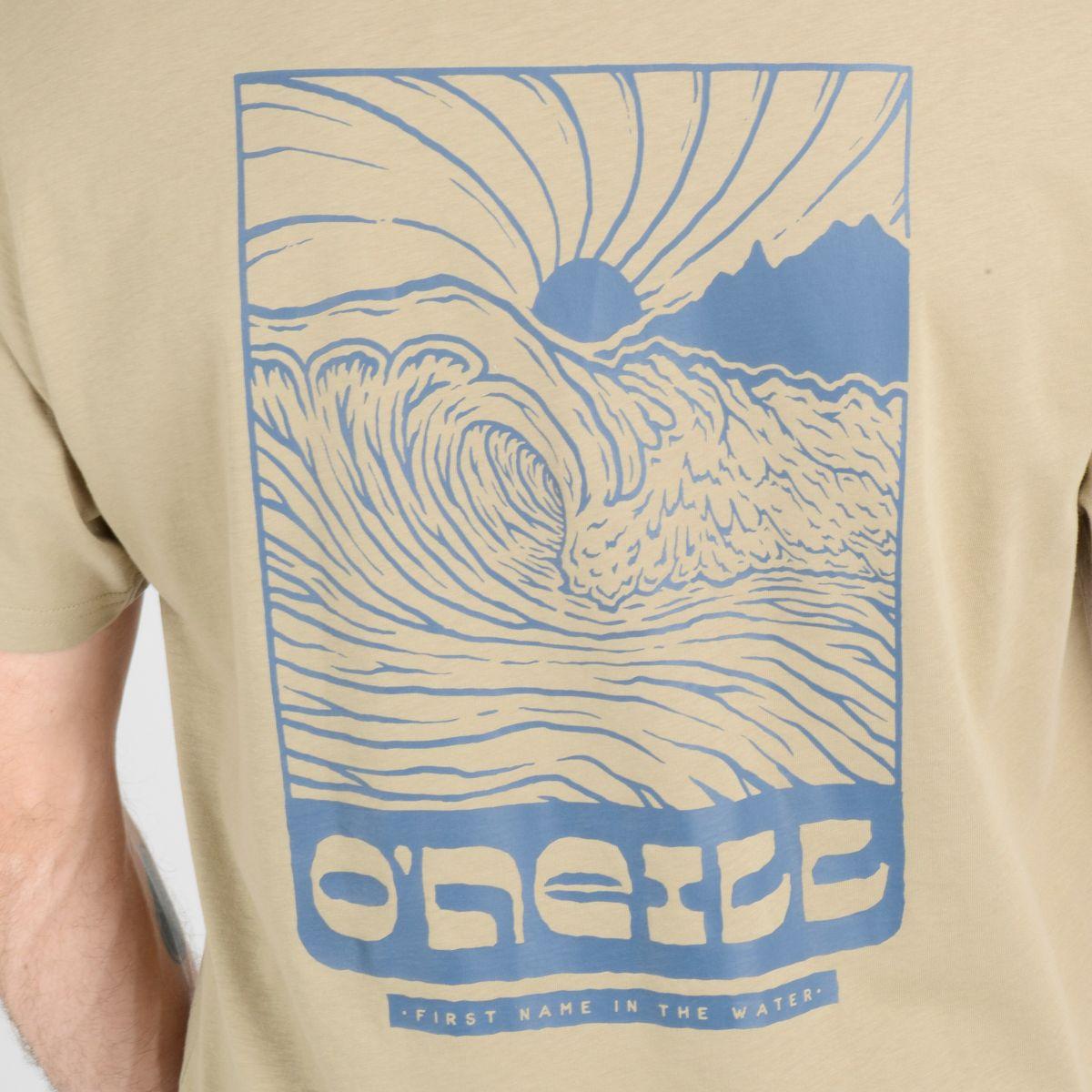 POLERA MANGA CORTA OUTSIDE LINE  BEIGE-5