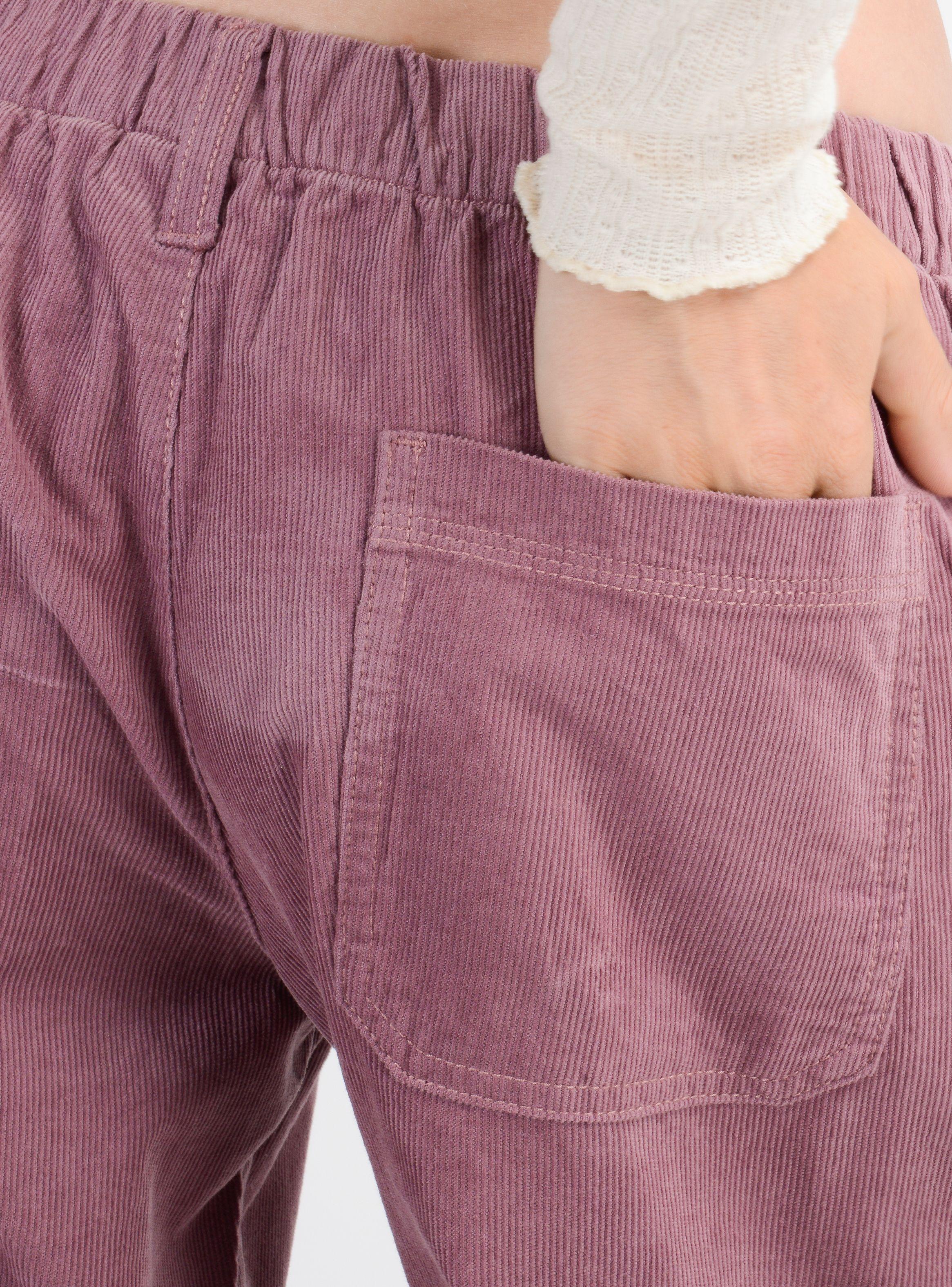 PANTALON COTELE KREE ROSADO OSCURO-5