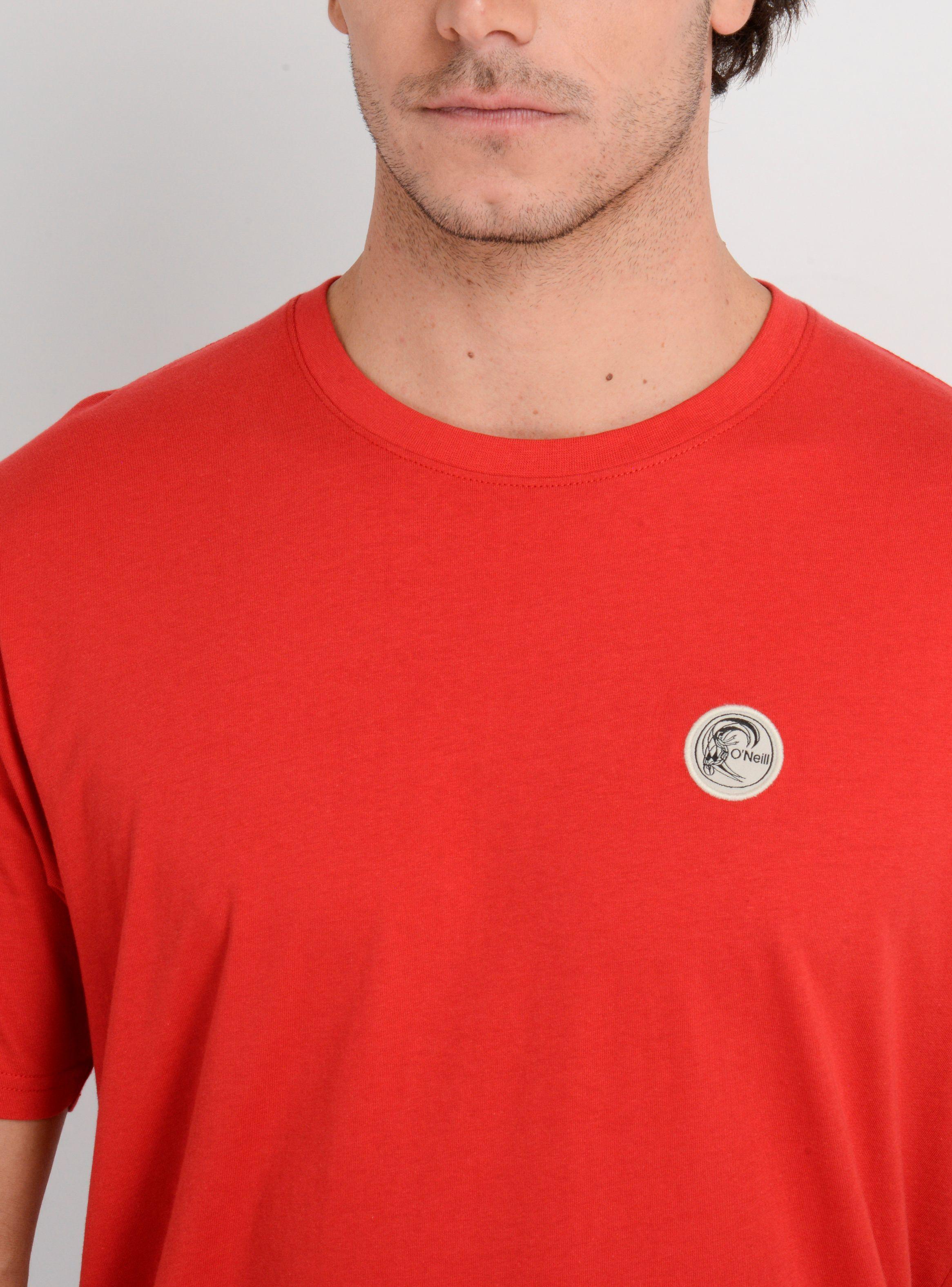 POLERA MANGA CORTA OG BADGE  ROJO-4