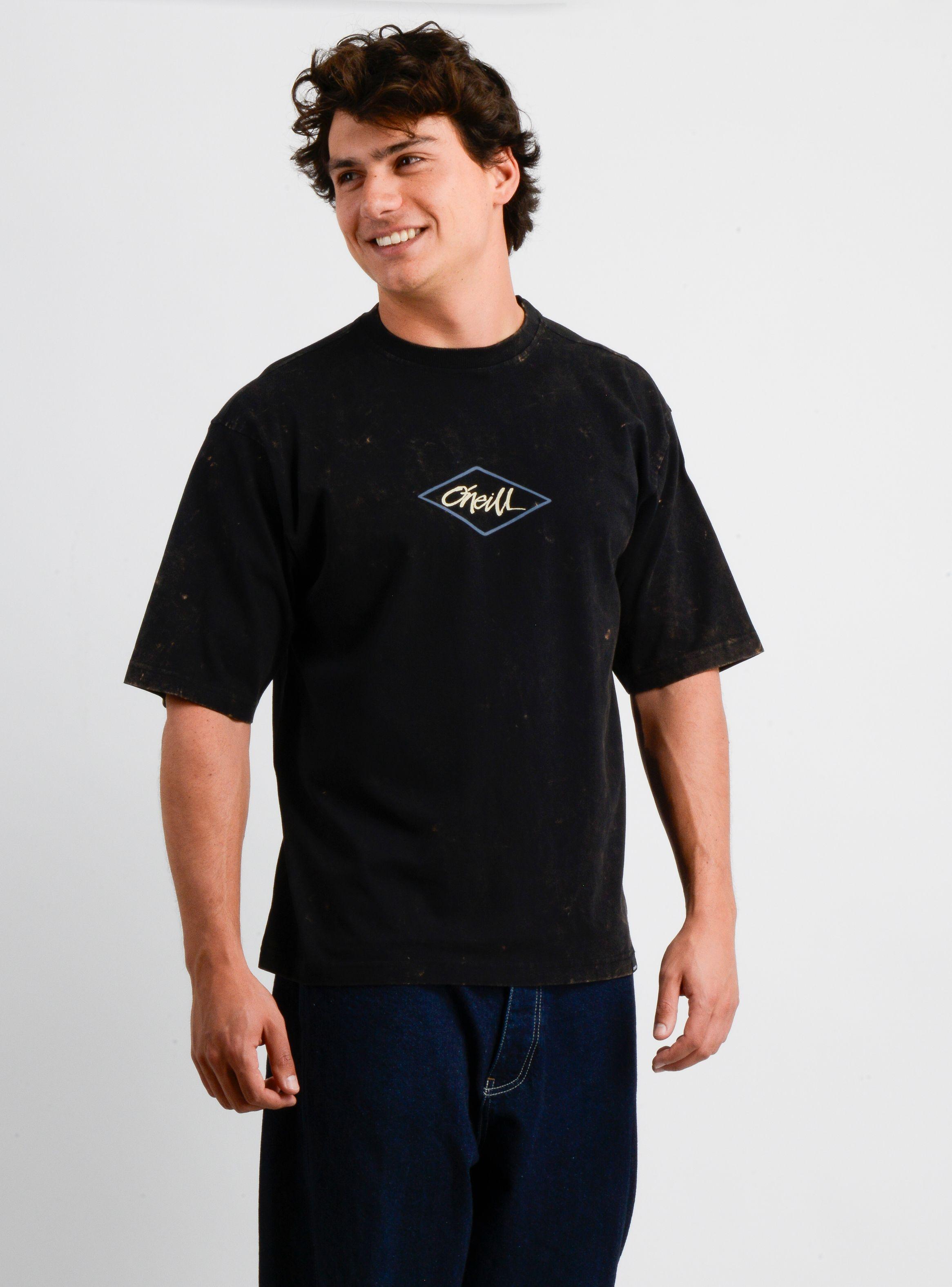 POLERA MANGA CORTA DIAMOND NEGRO-3