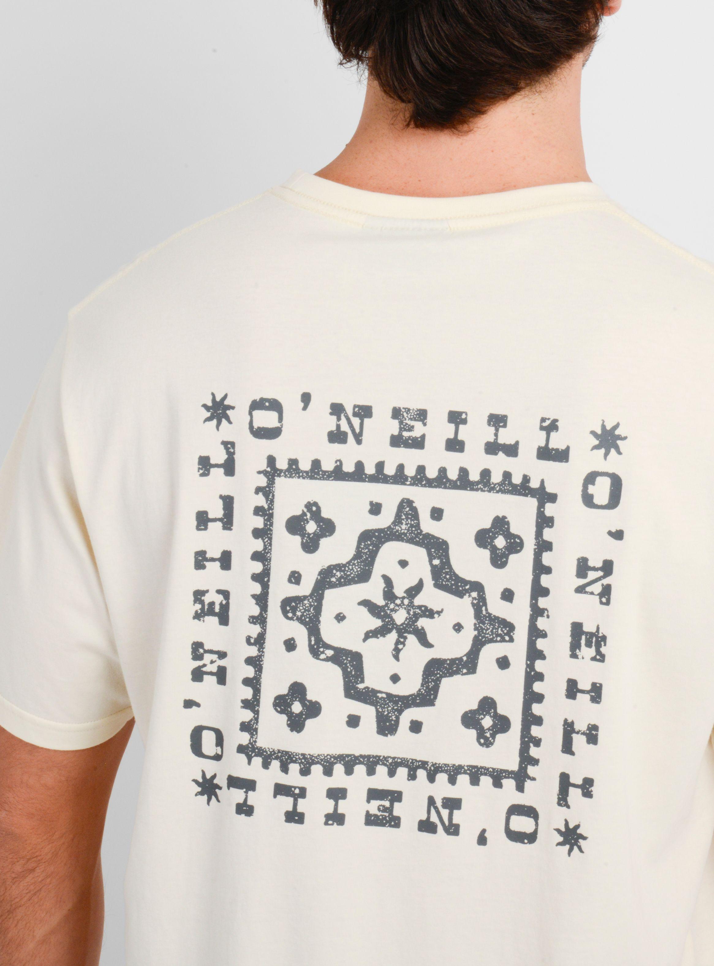 POLERA MANGA CORTA TILE  BEIGE CLARO-5