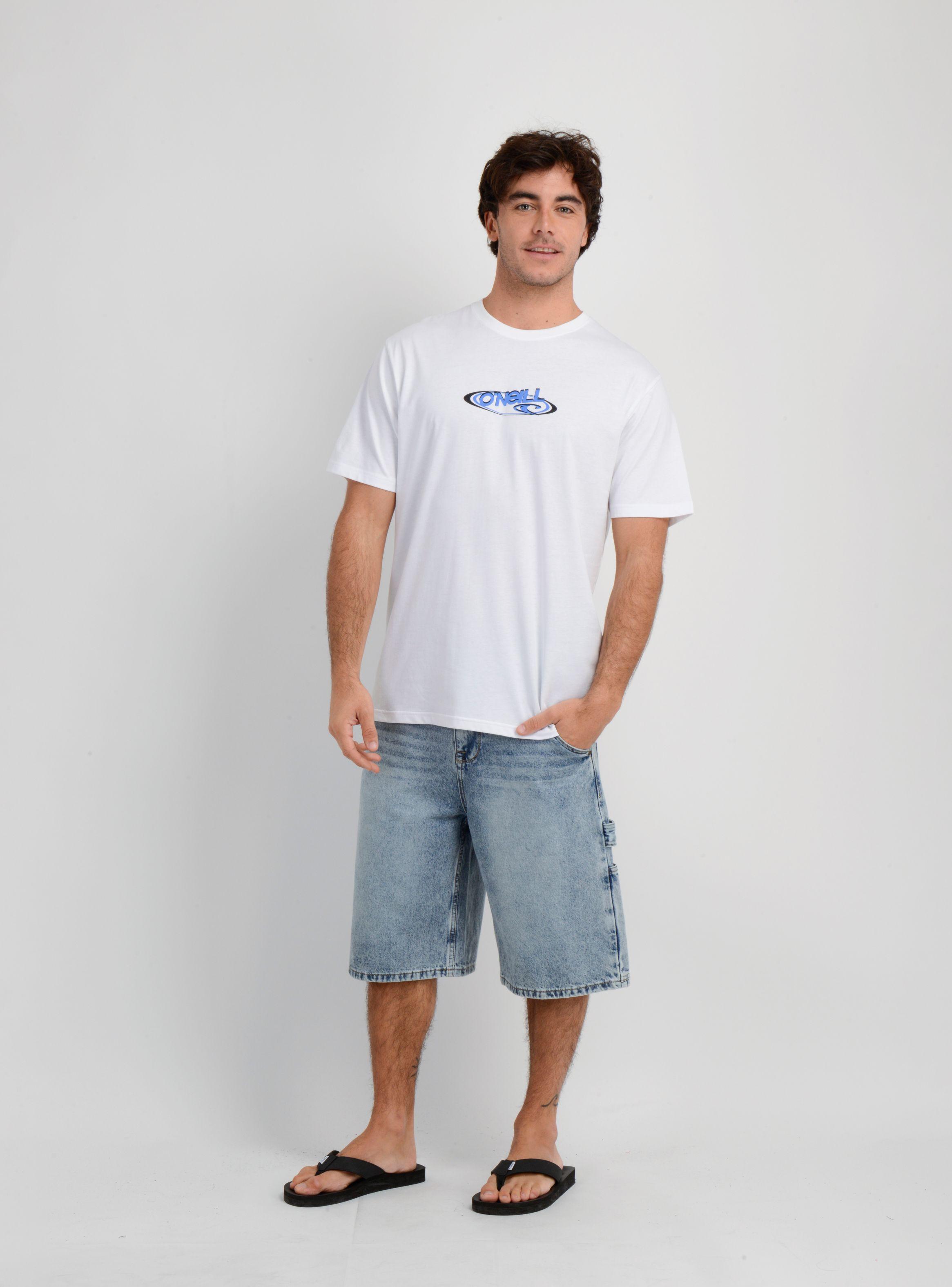 POLERA MANGA CORTA BOARD 90'S BLANCO-2