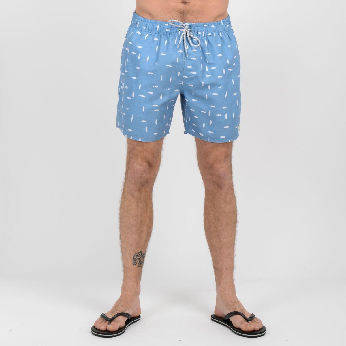 BOARDSHORT PARADISE  AZUL CLARO-0