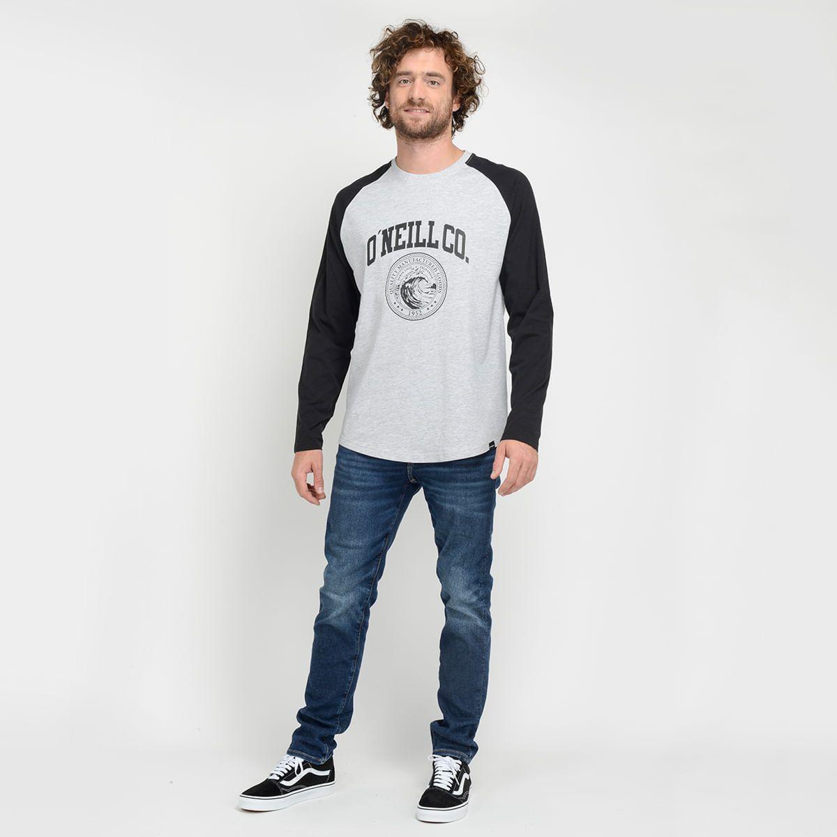 POLERA MANGA LARGA - V23HO069003 GRIS-3