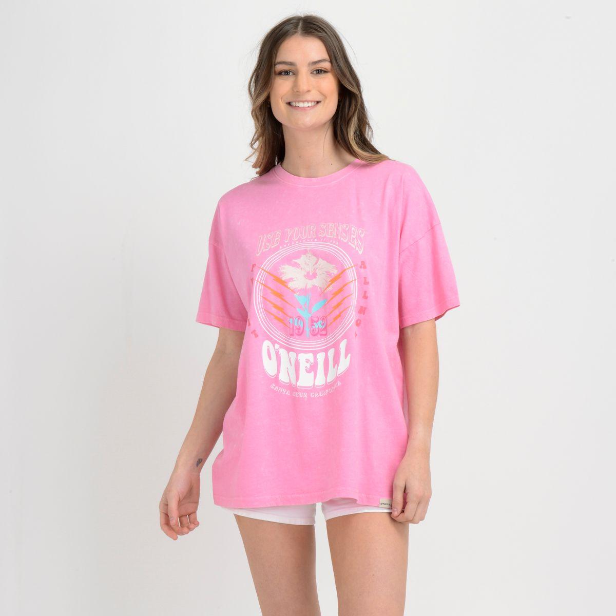 POLERA MANGA CORTA SENSES  ROSADO-0