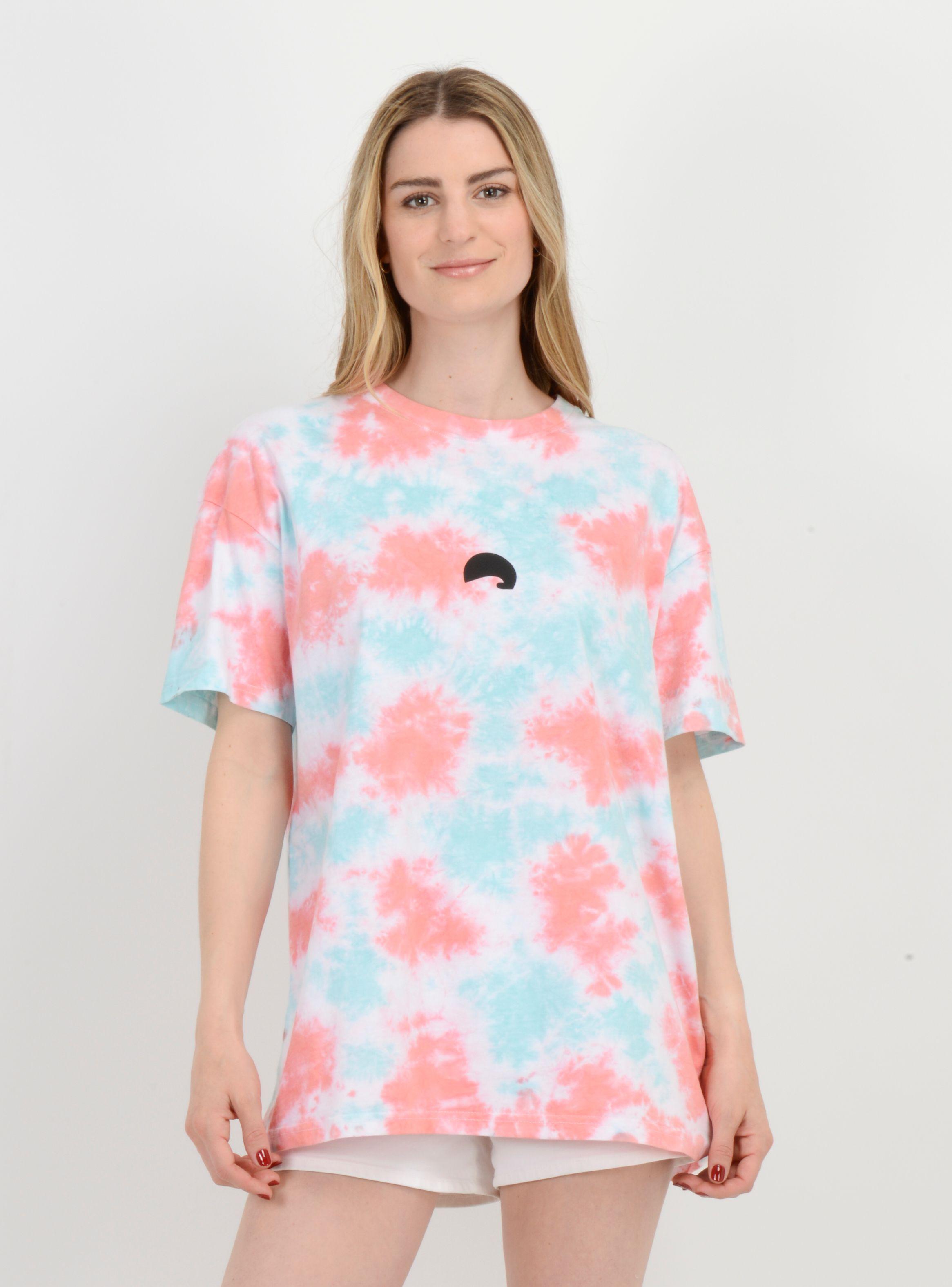 POLERA MANGA CORTA OCEAN WOW  AZUL TURQUESA / AGUA-0