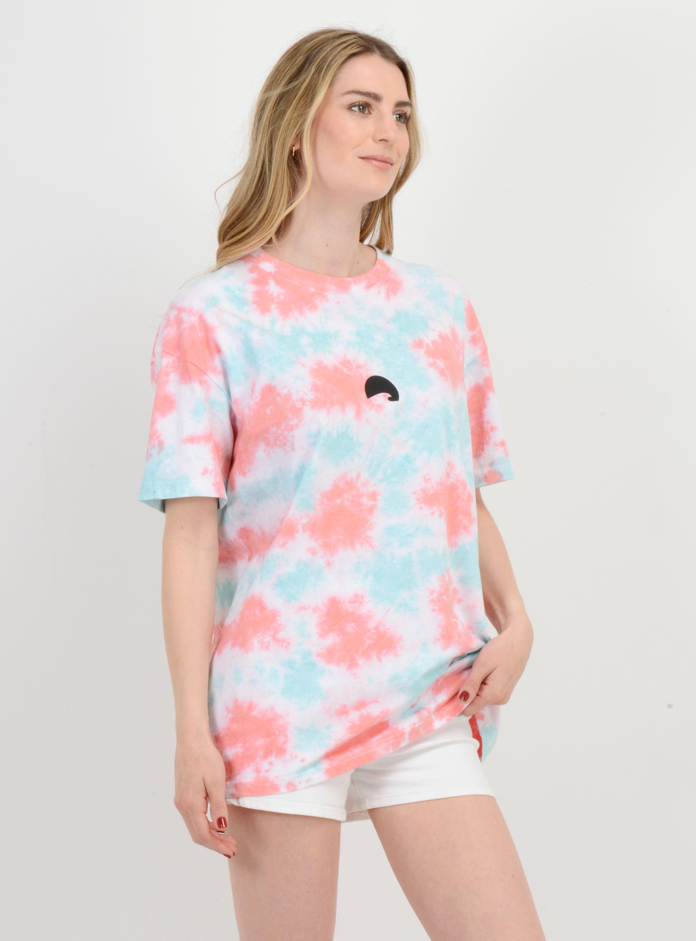 POLERA MANGA CORTA OCEAN WOW  AZUL TURQUESA / AGUA-3