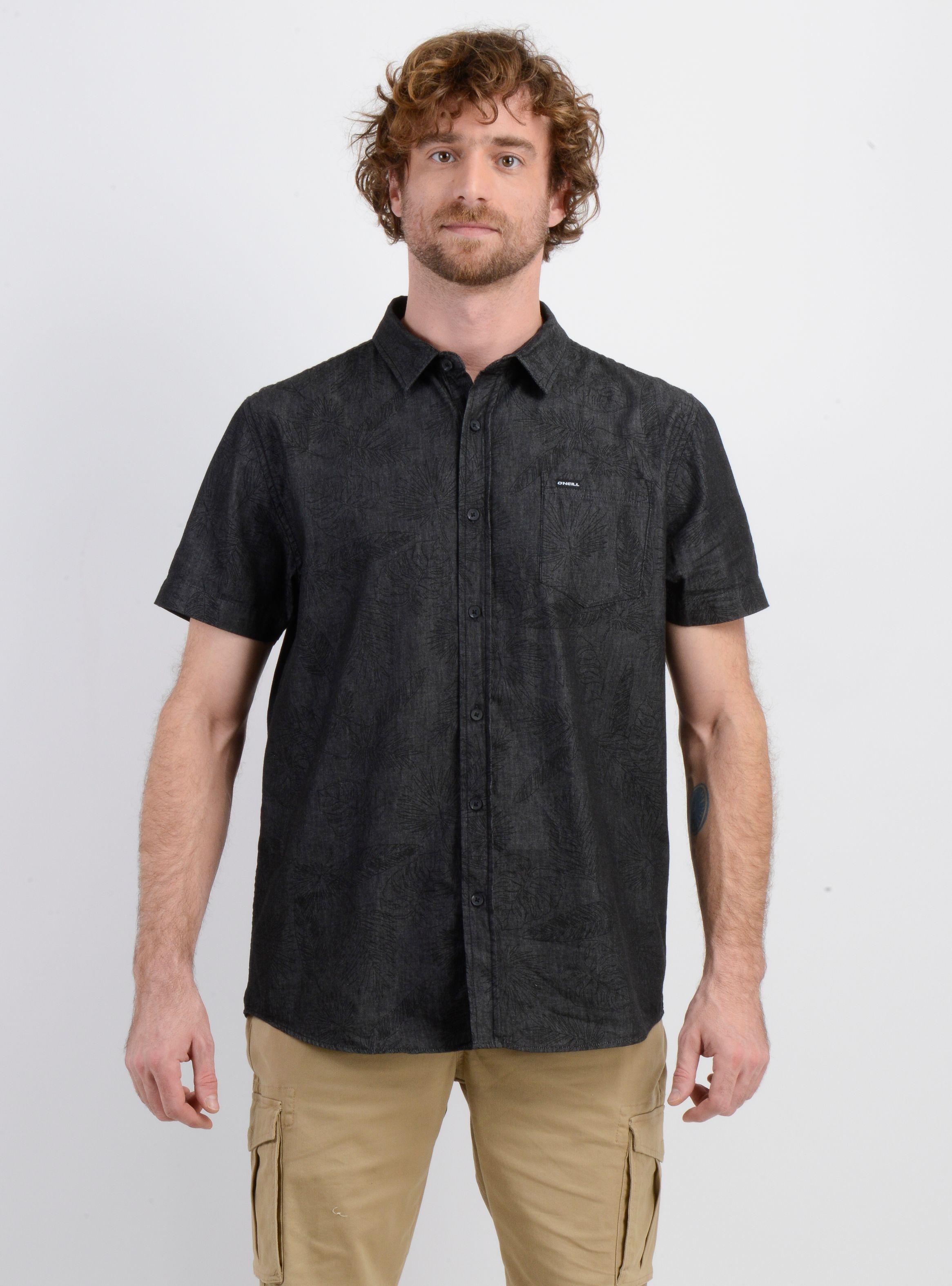 CAMISA MANGA CORTA PERSON GRIS OSCURO-0