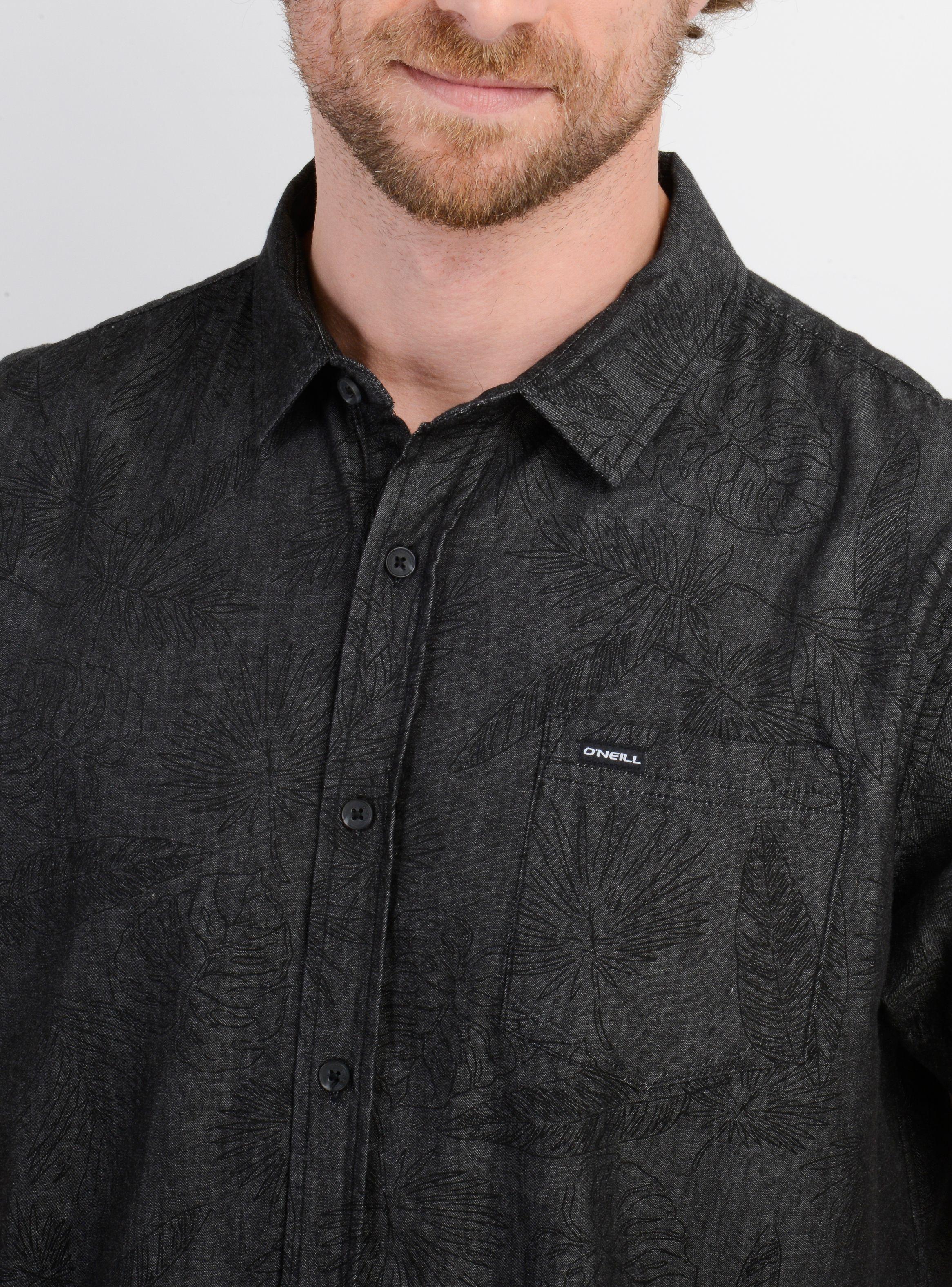 CAMISA MANGA CORTA PERSON GRIS OSCURO-4