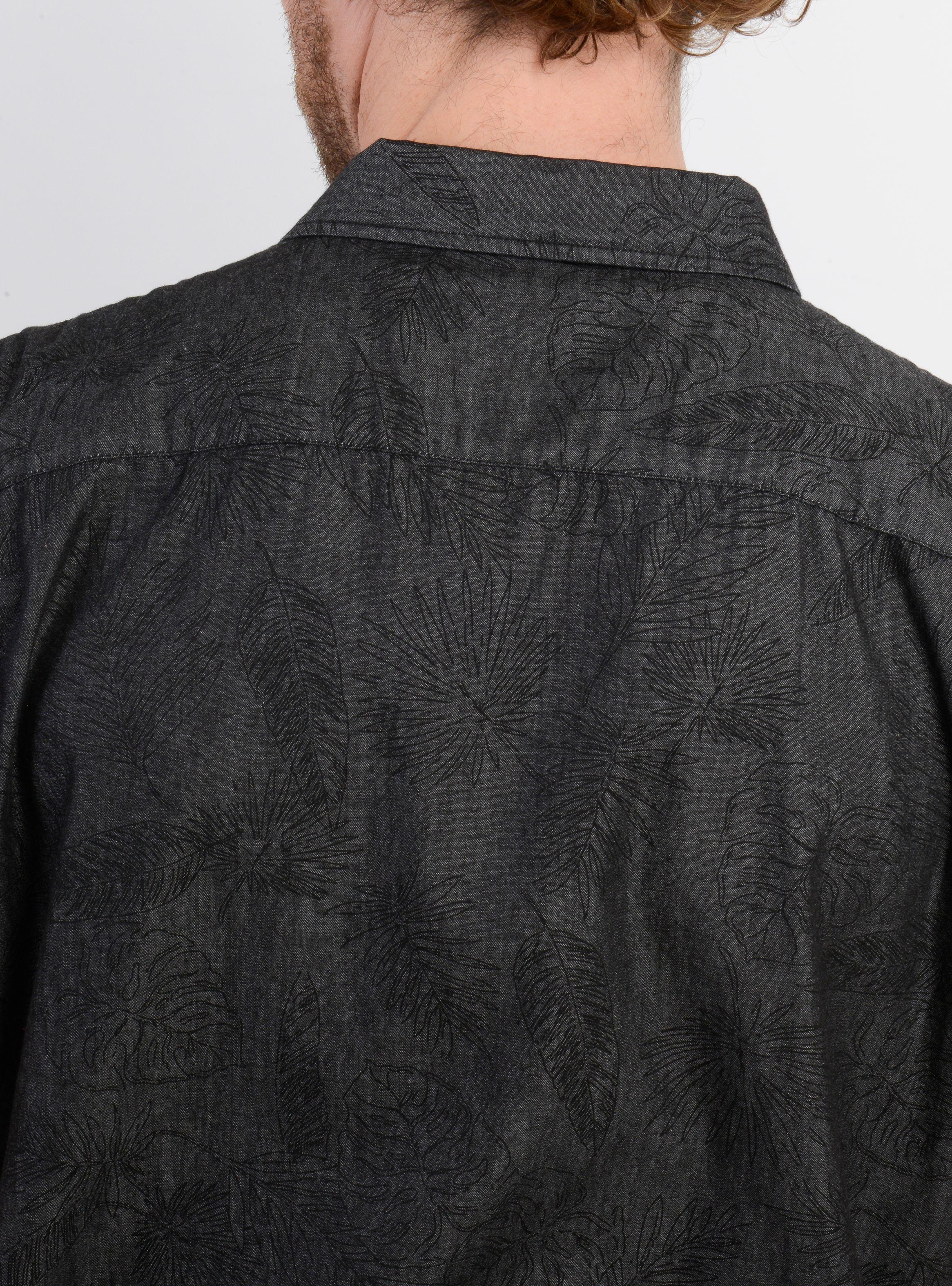 CAMISA MANGA CORTA PERSON GRIS OSCURO-5