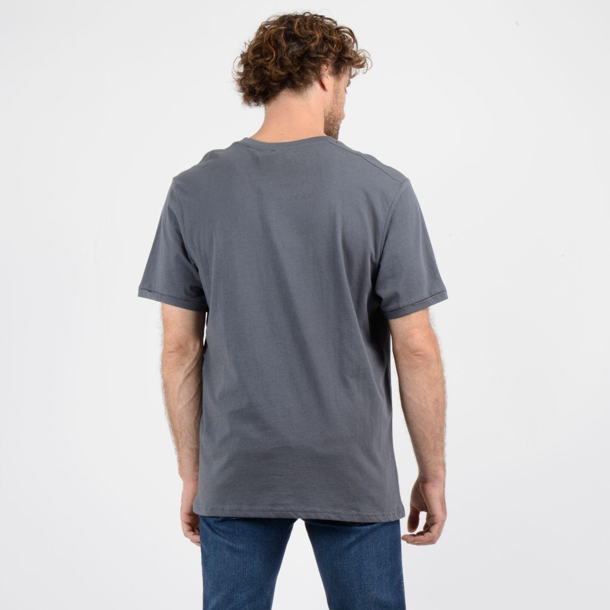 POLERA MANGA CORTA JOURNEY GRIS OSCURO-1