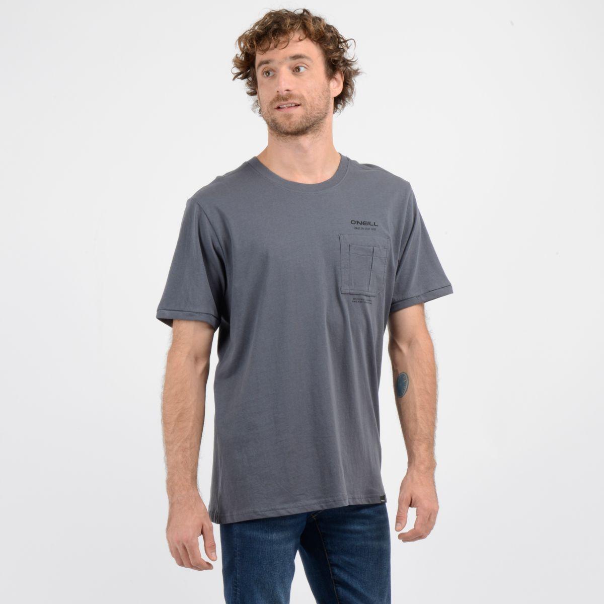 POLERA MANGA CORTA JOURNEY GRIS OSCURO-2