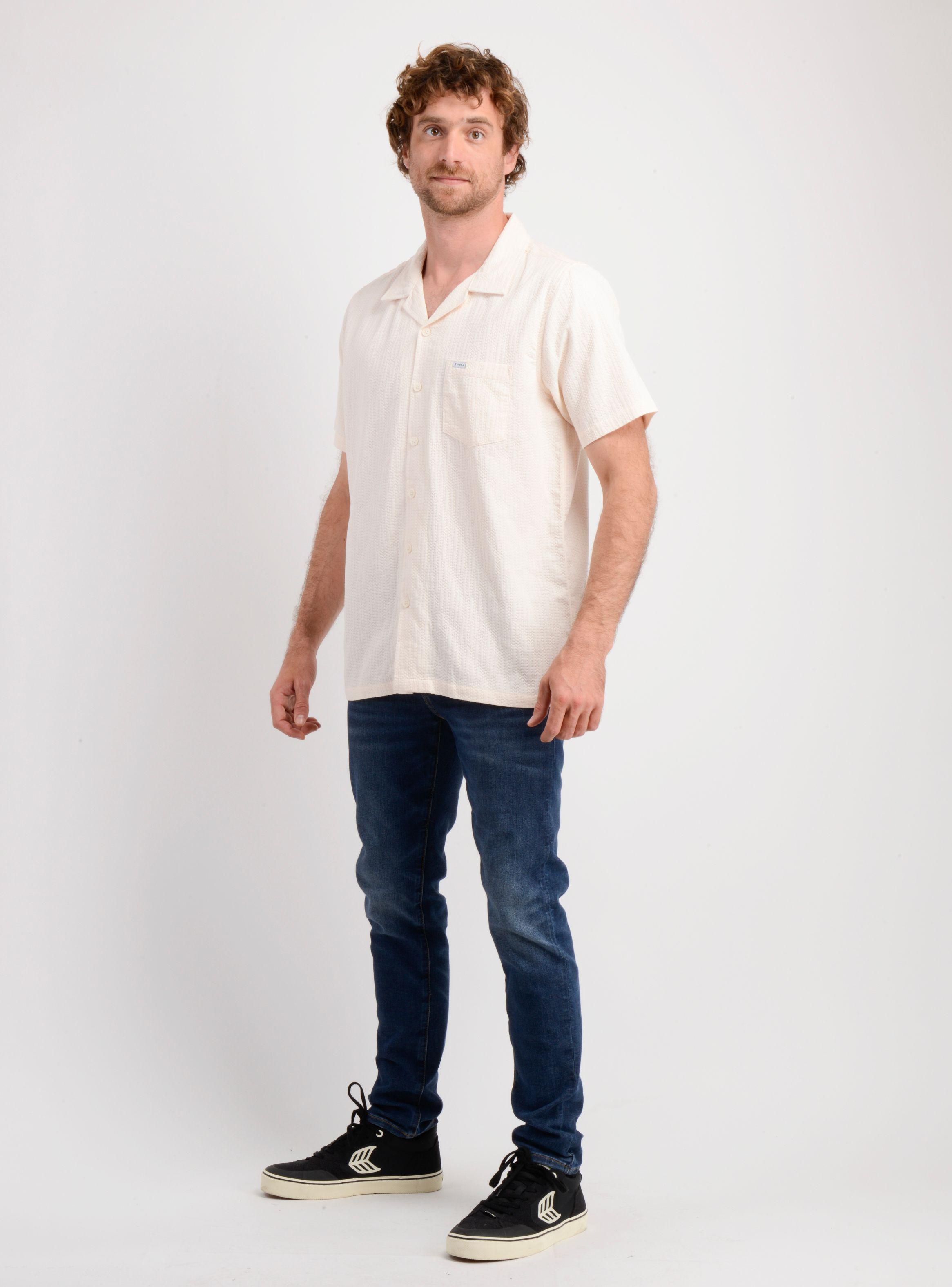 CAMISA MANGA CORTA POLLY BEIGE CLARO-2