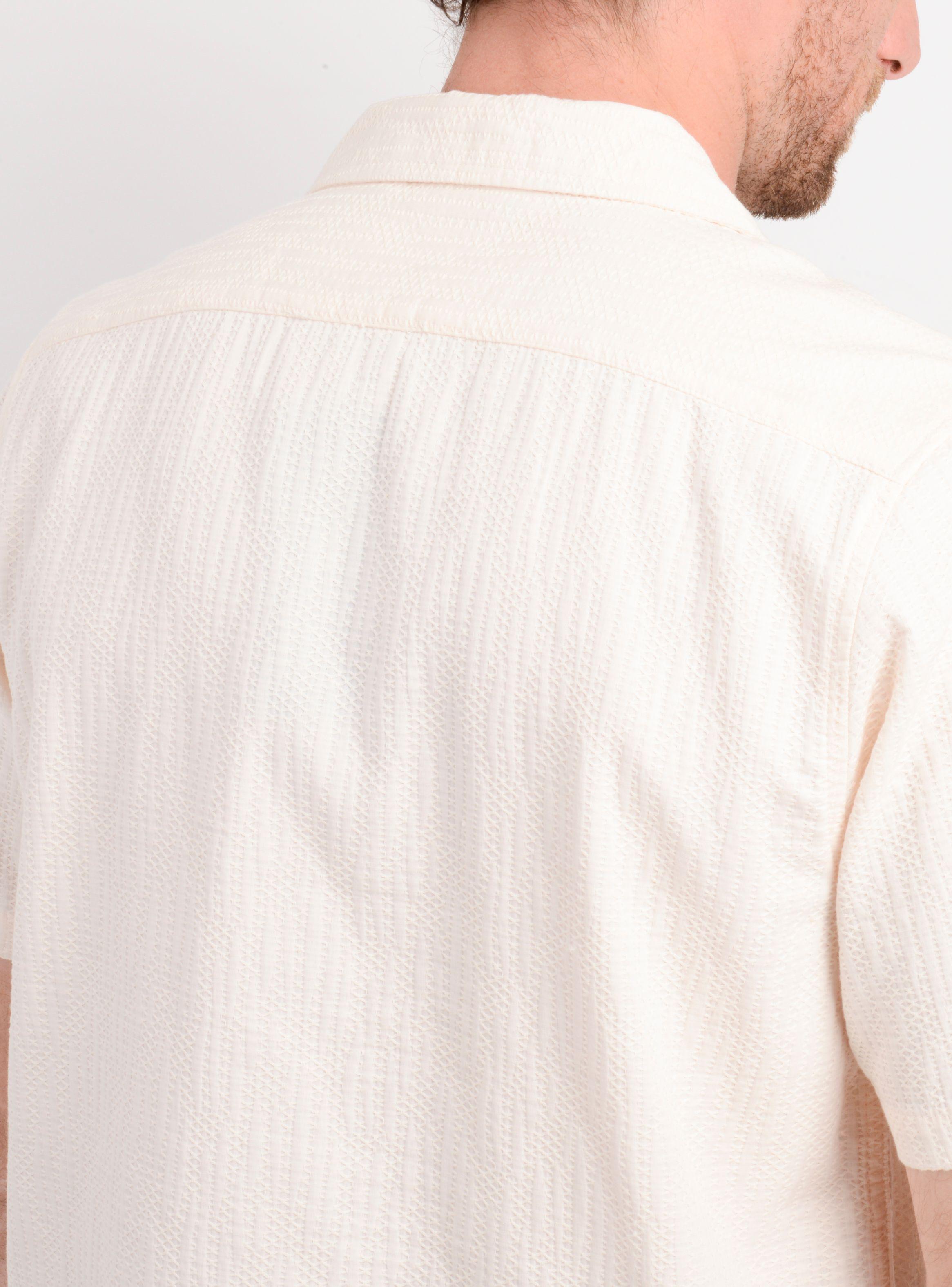 CAMISA MANGA CORTA POLLY BEIGE CLARO-5