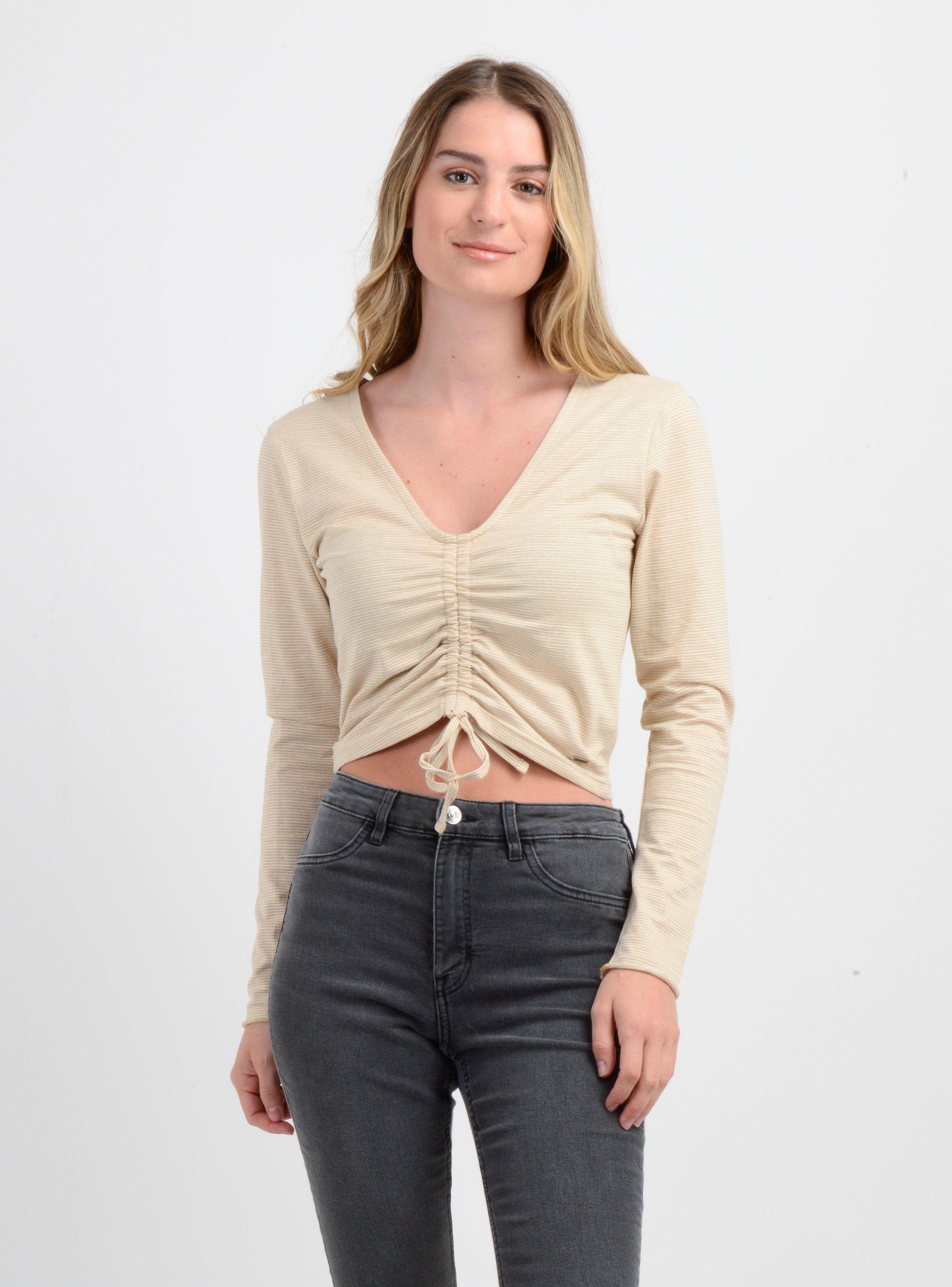 POLERA MANGA LARGA LEANNE BEIGE-0