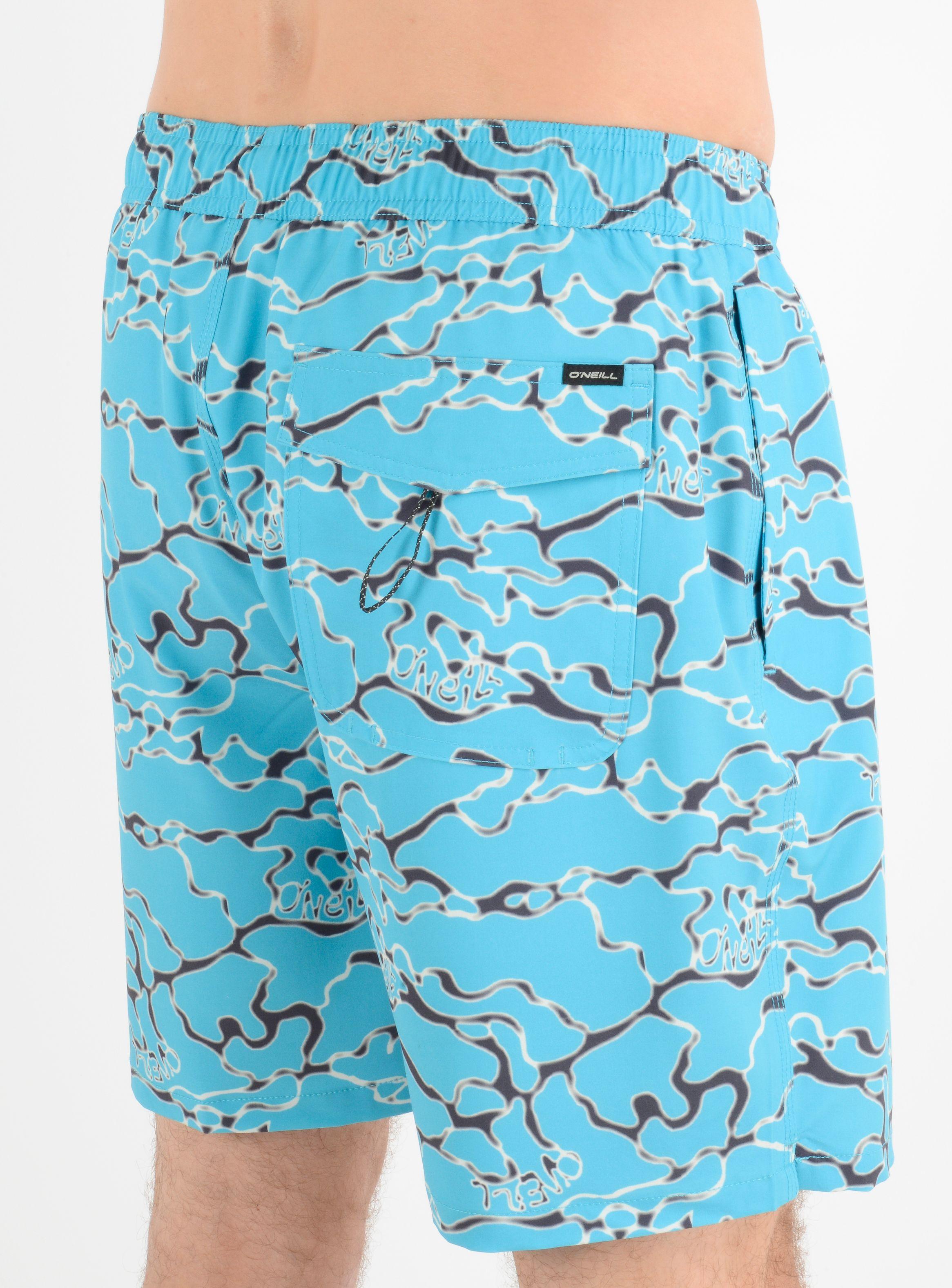 BOARDSHORT CALI CRAZY VOLLEY  AZUL-5