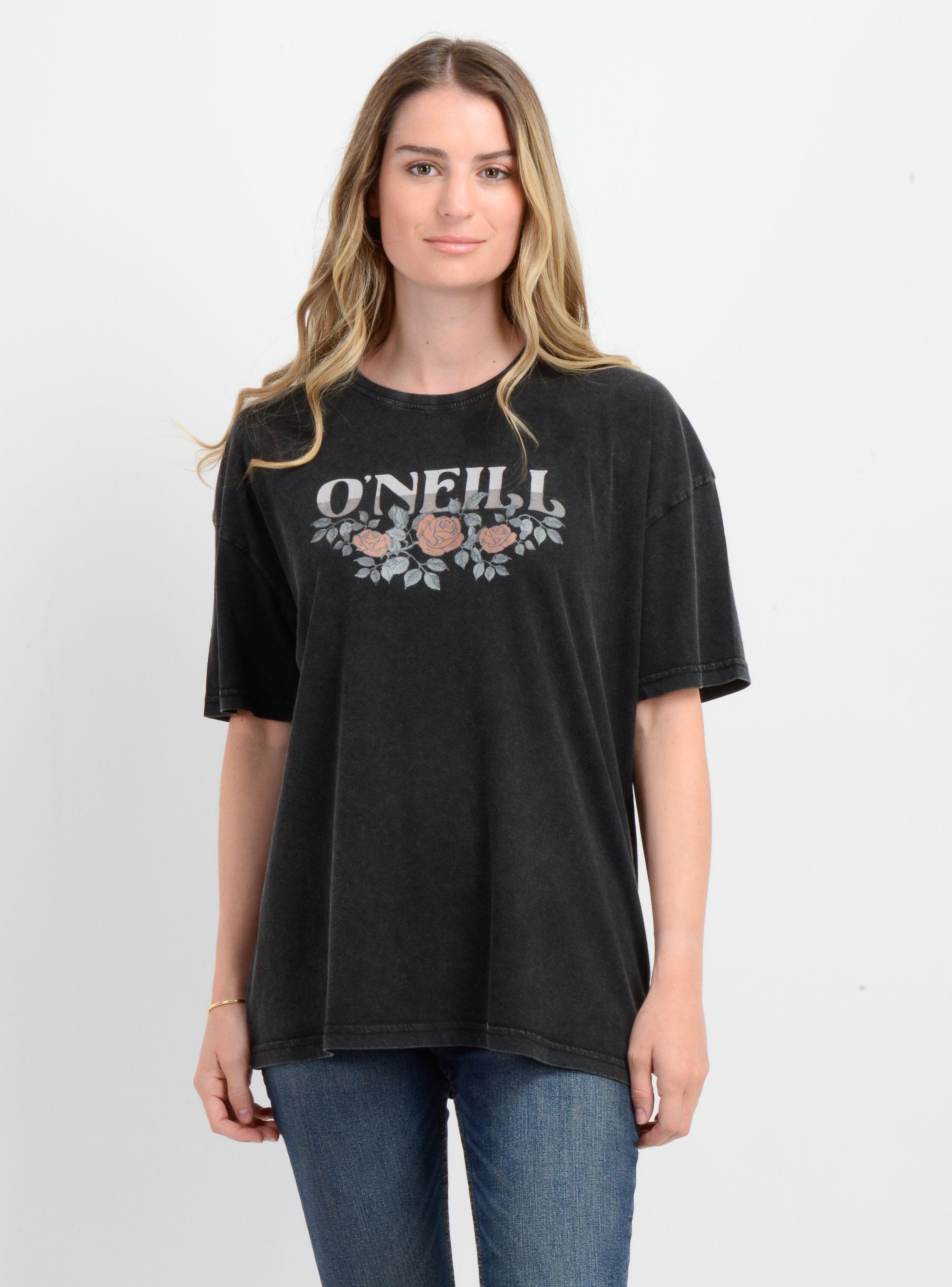 POLERA MANGA CORTA FLOWER  VINEZ NEGRO-0