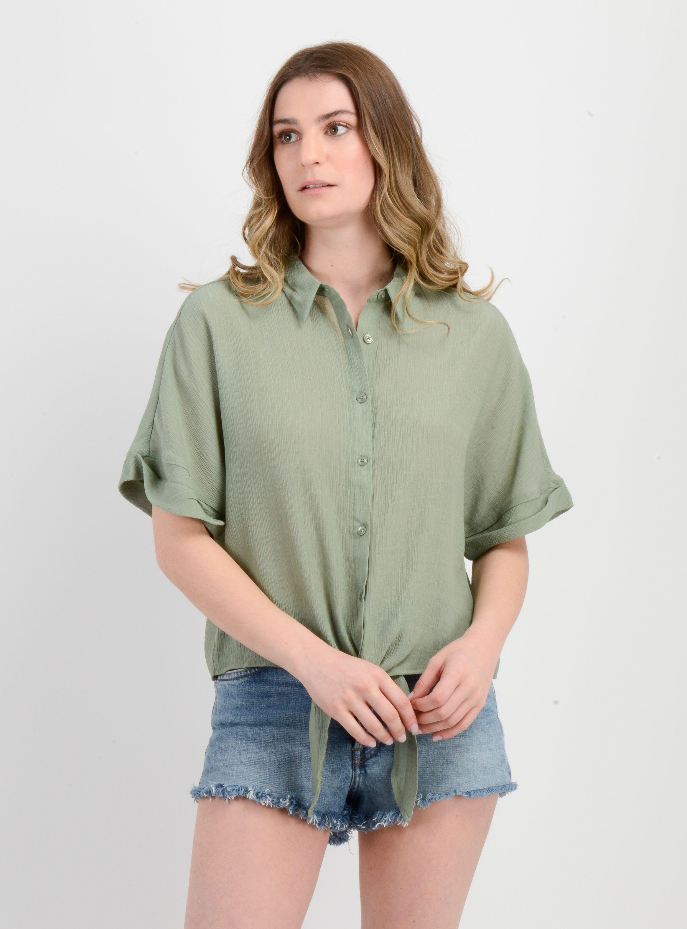 BLUSA MANGA CORTA BRINLEY VERDE-0