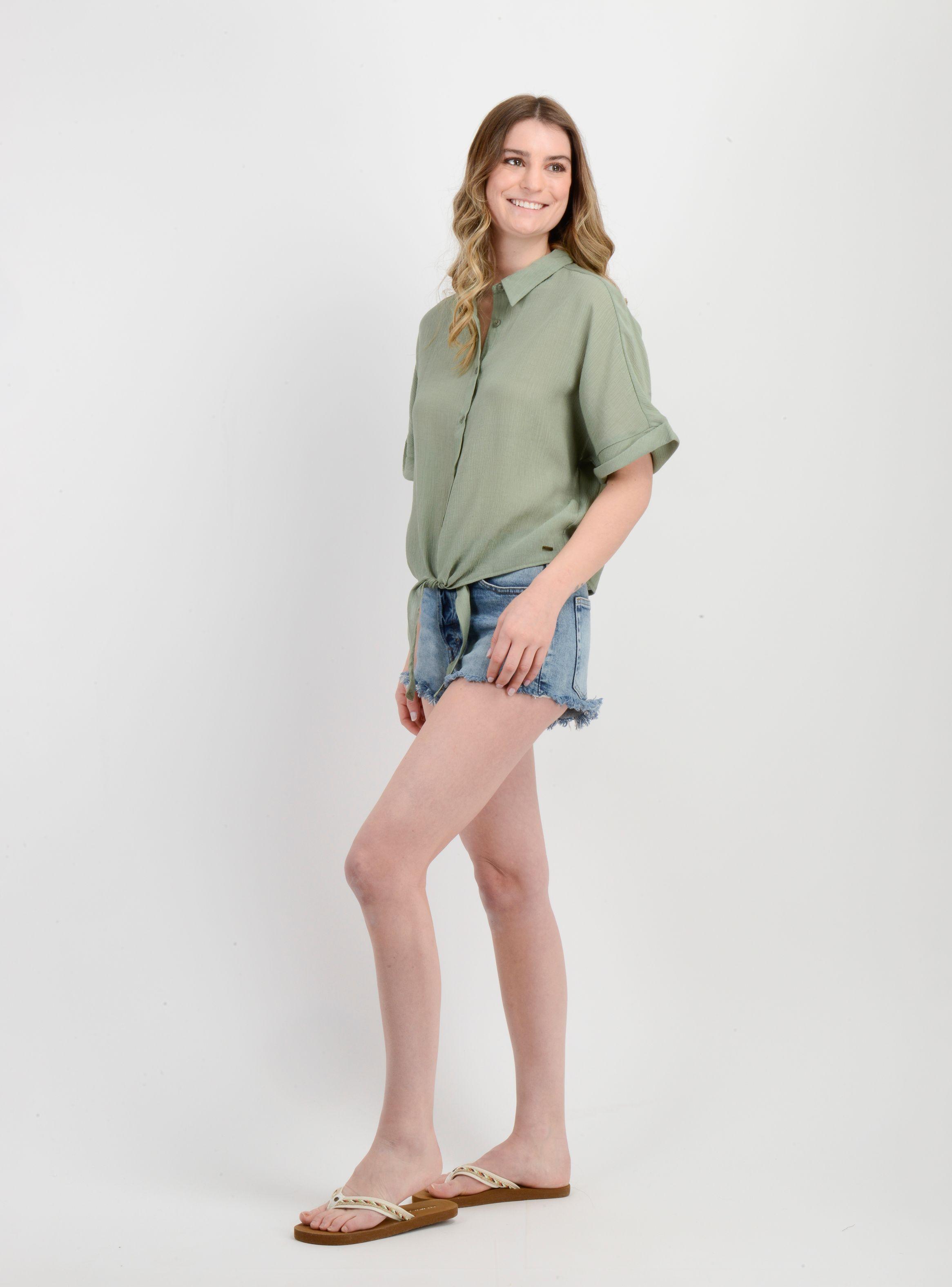 BLUSA MANGA CORTA BRINLEY VERDE-2