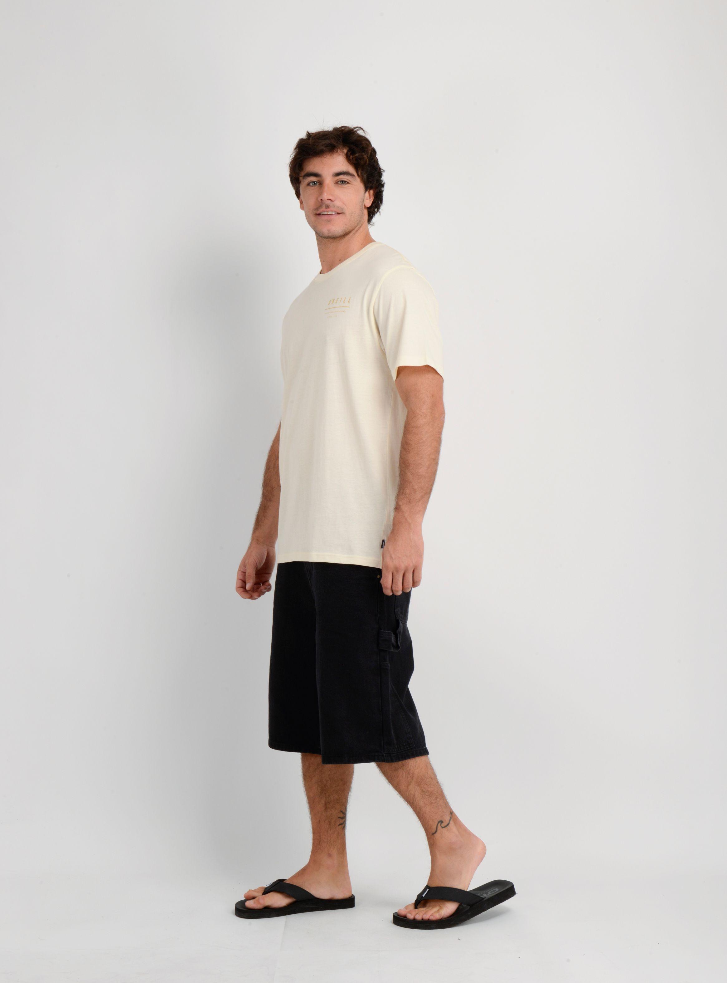 POLERA MANGA CORTA SURF SESH  BEIGE CLARO-2