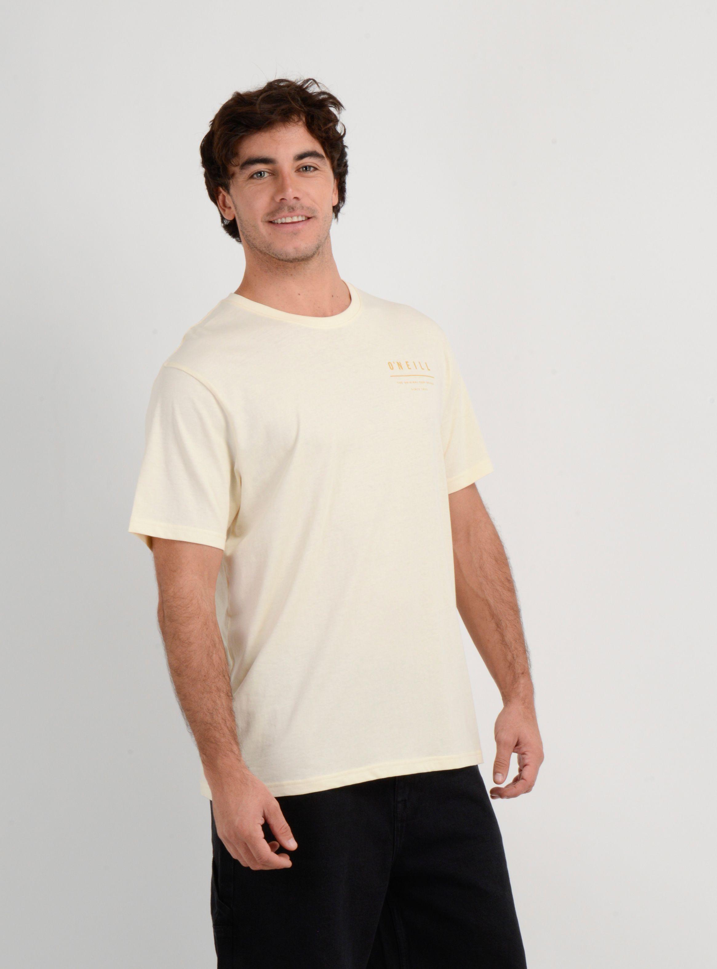 POLERA MANGA CORTA SURF SESH  BEIGE CLARO-3