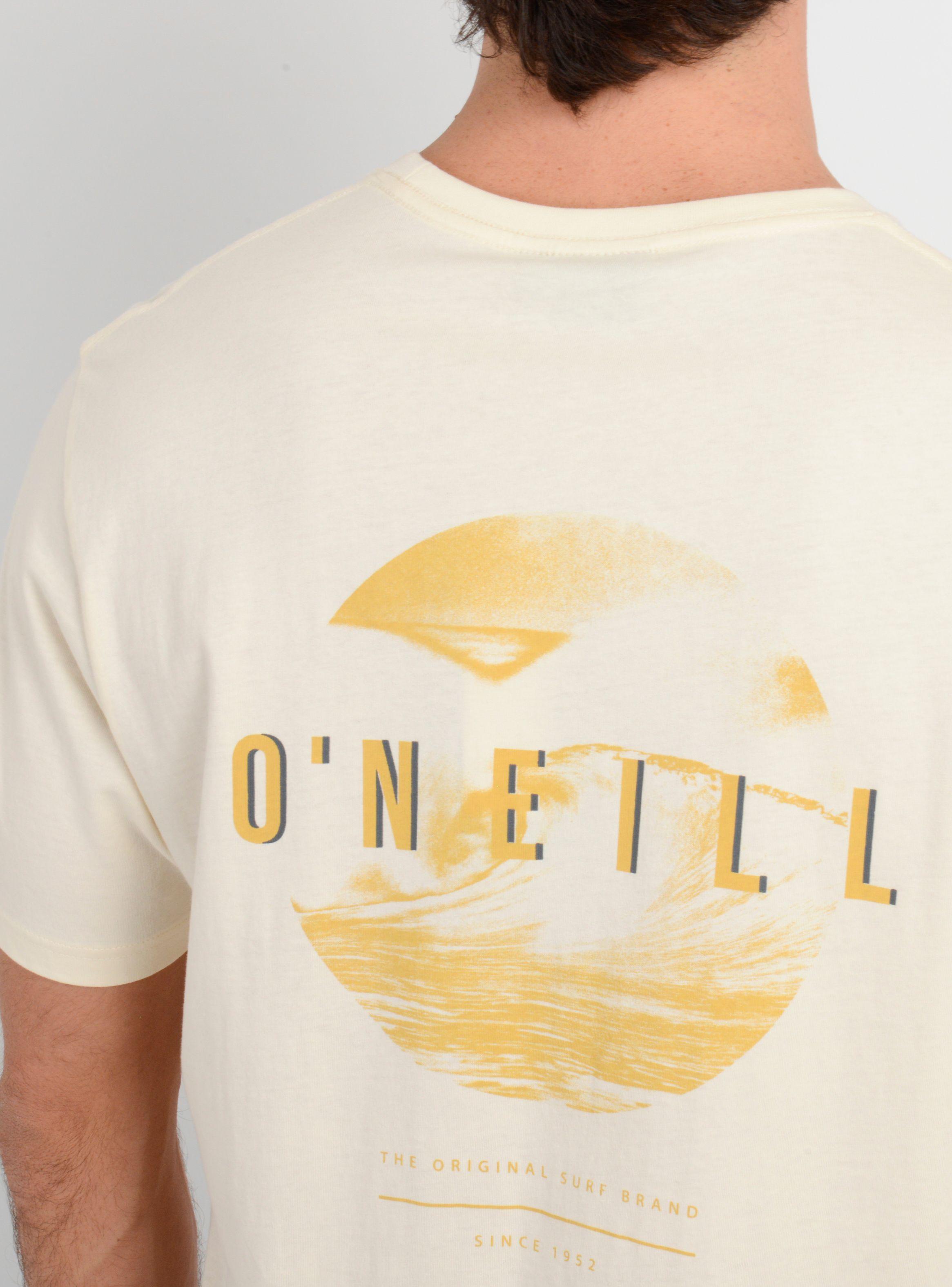 POLERA MANGA CORTA SURF SESH  BEIGE CLARO-5