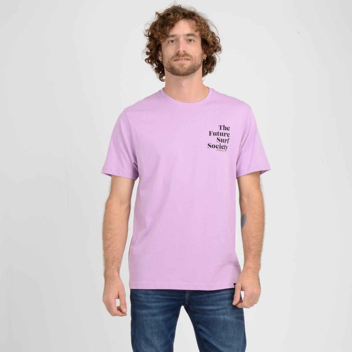 POLERA MANGA CORTA FUTURE  MORADO CLARO-0