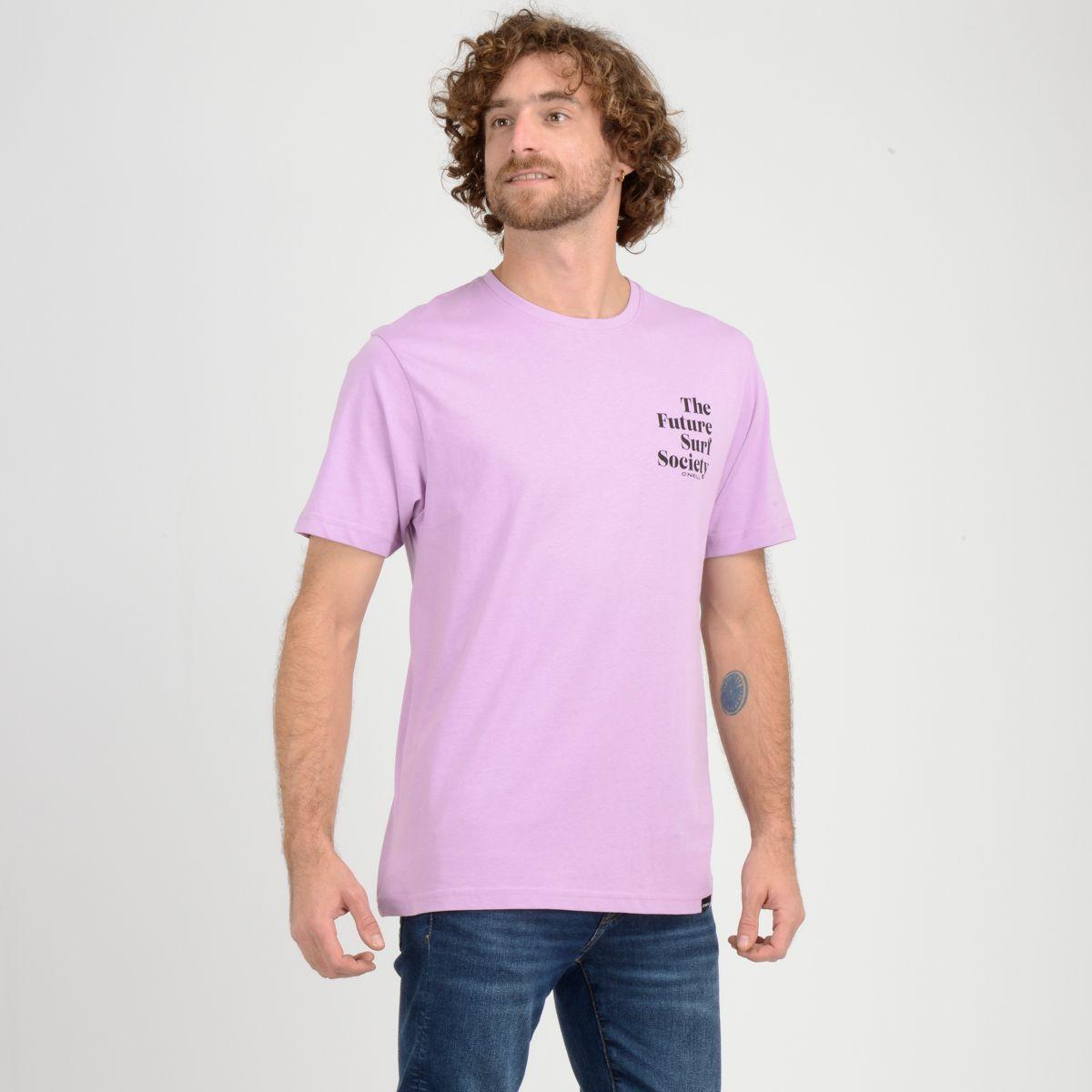 POLERA MANGA CORTA FUTURE  MORADO CLARO-1