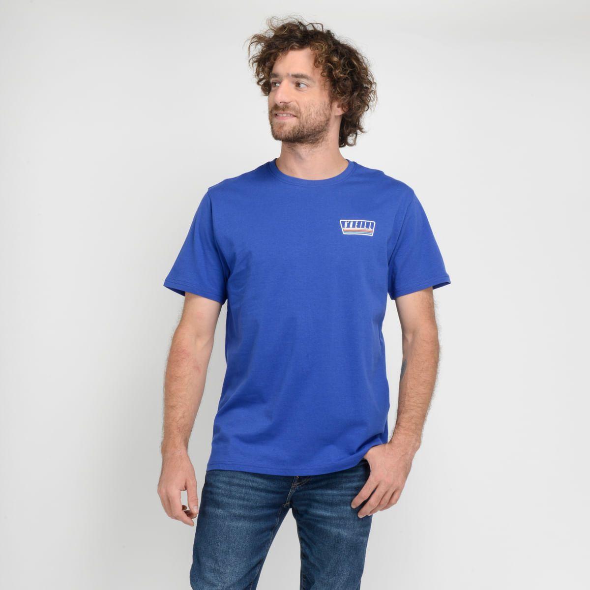POLERA MANGA CORTA - I23HO065002 AZUL-1