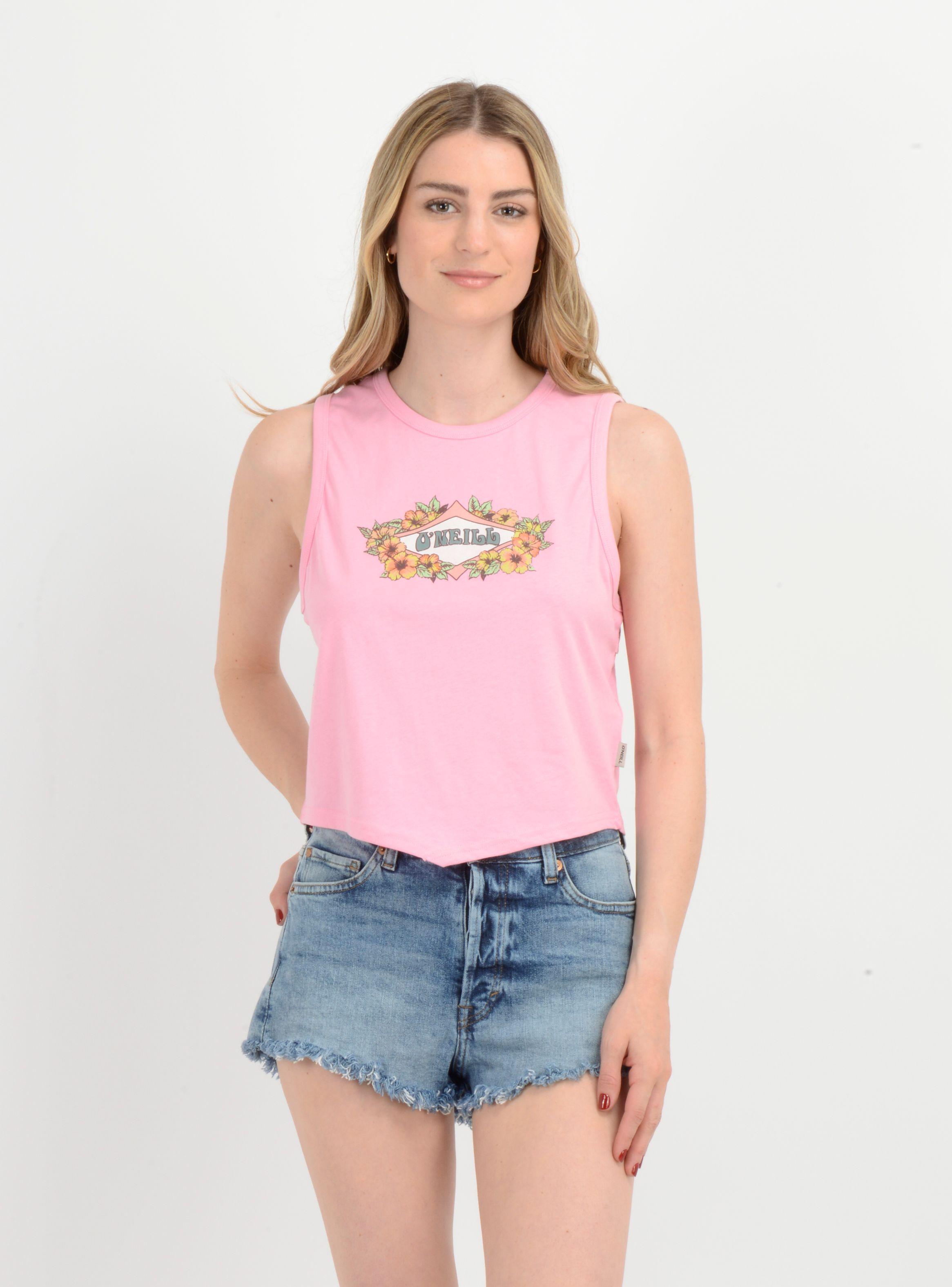 POLERA SIN MANGAS DIAMOND  SURF  ROSADO MEDIO-0