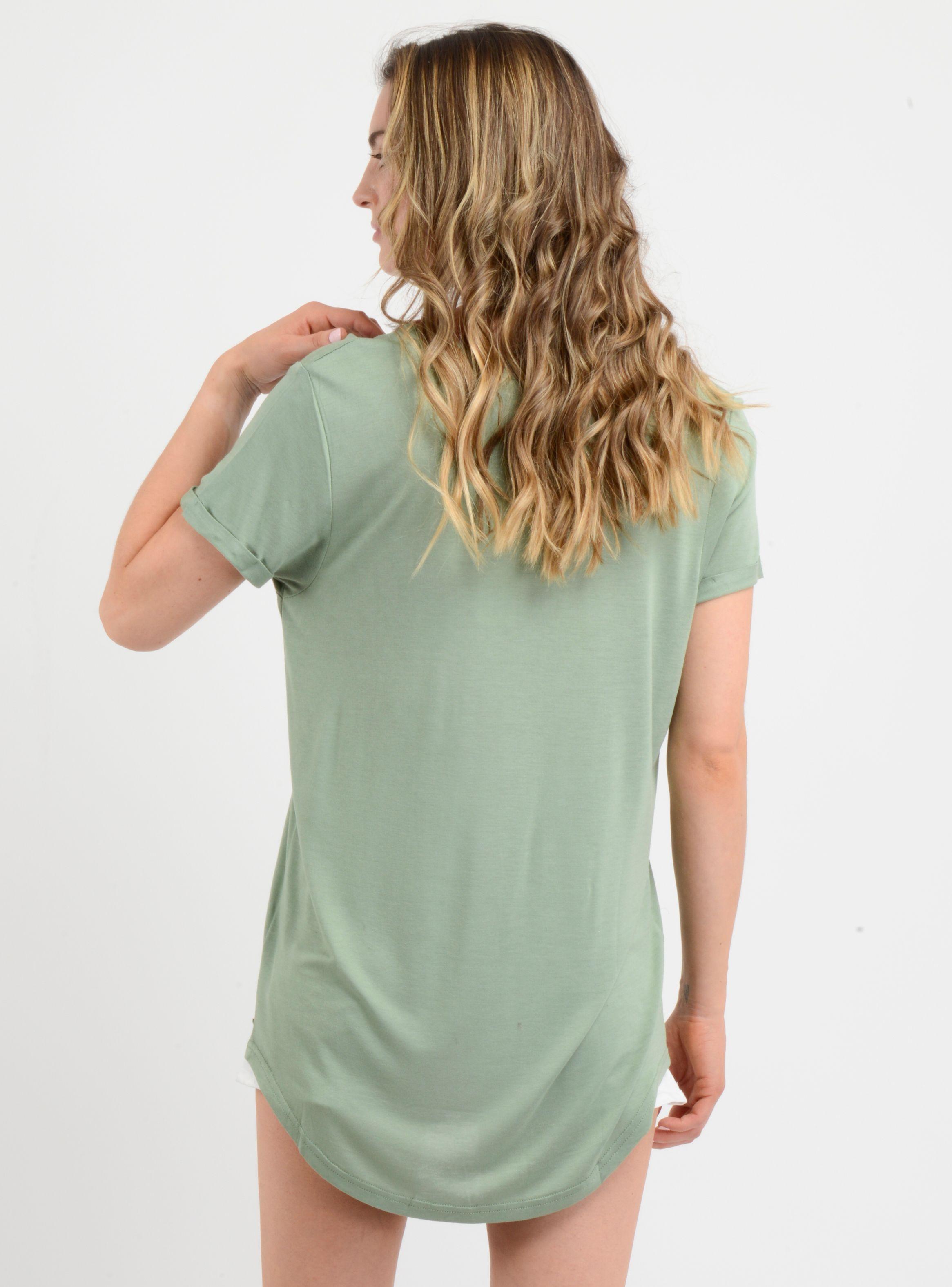 POLERA MANGA CORTA ESSENTIAL  VERDE-2